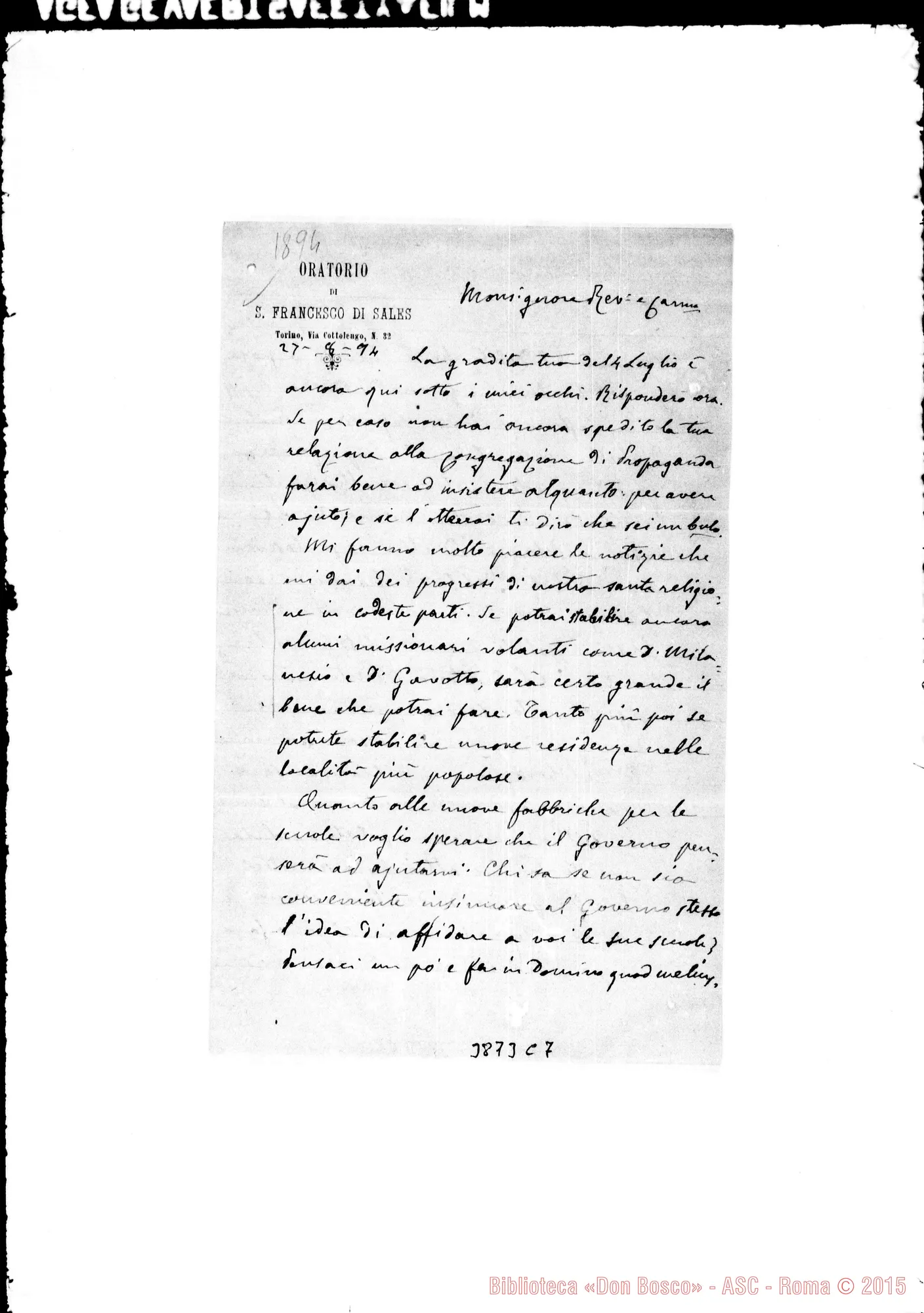 Fotogramma C 7 — « « Torino, 27-08-1894