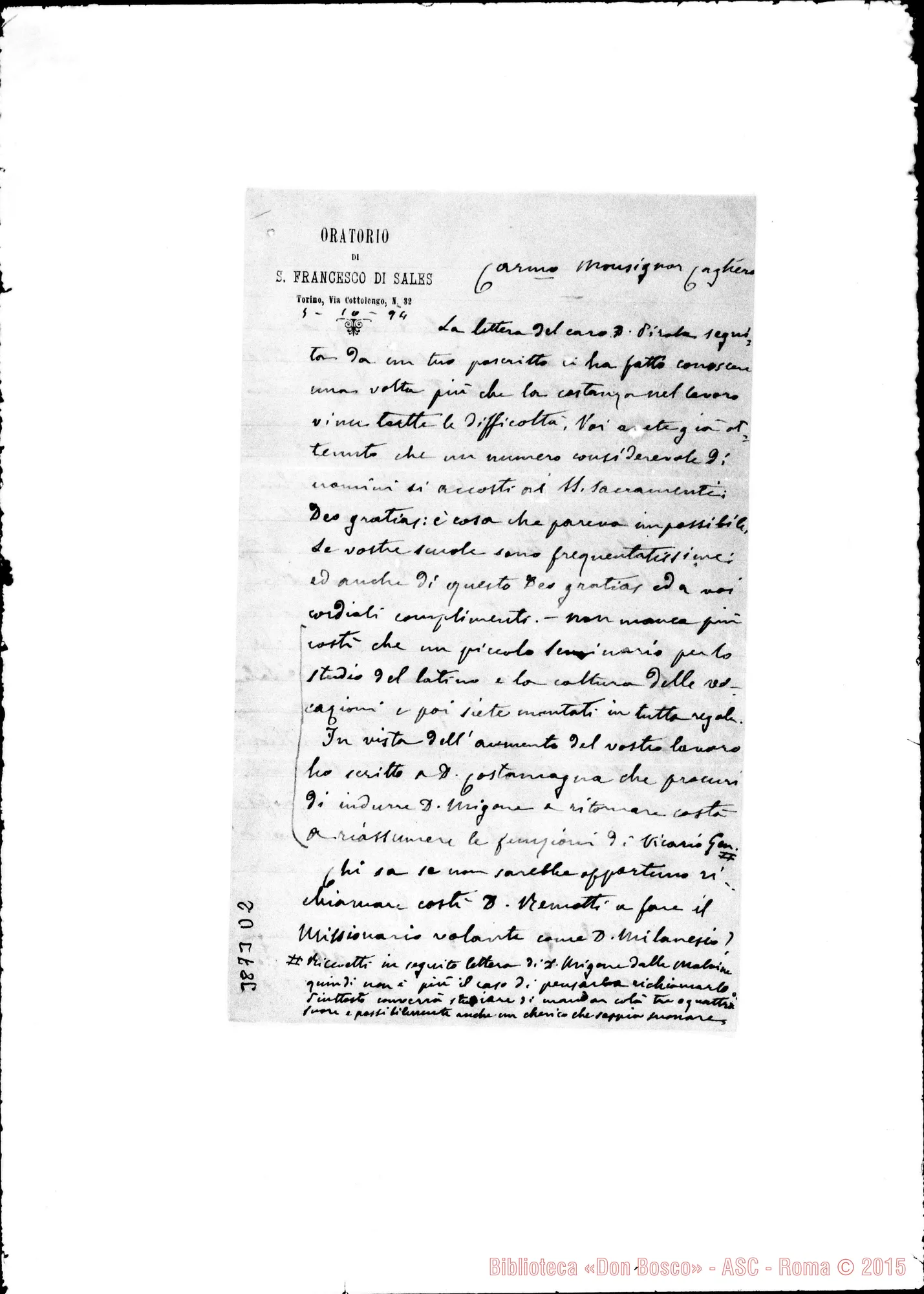 Fotogramma D 2 — « « Torino, 5-10-1894