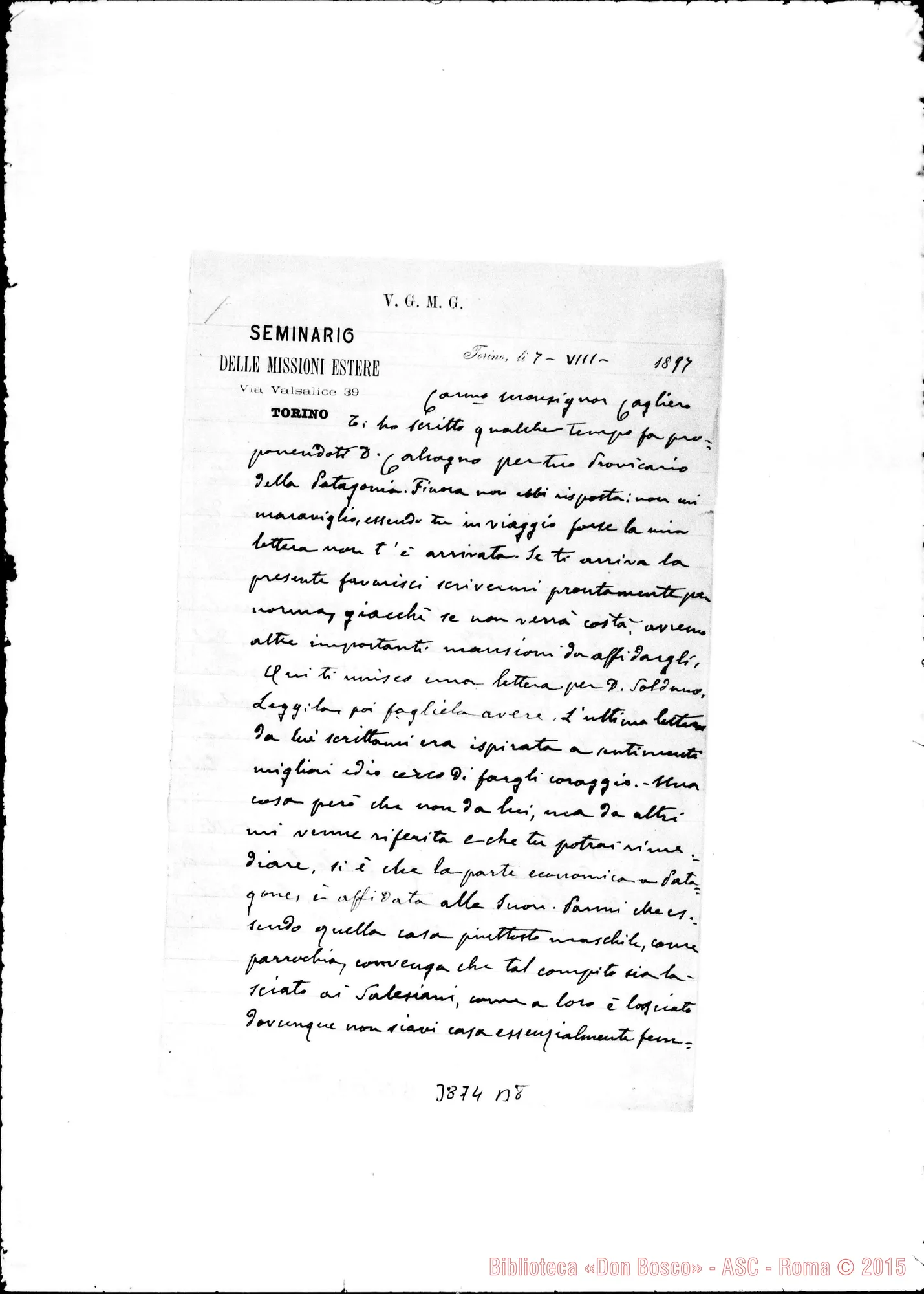 Fotogramma B 8 — « « Torino, 7-08-1897