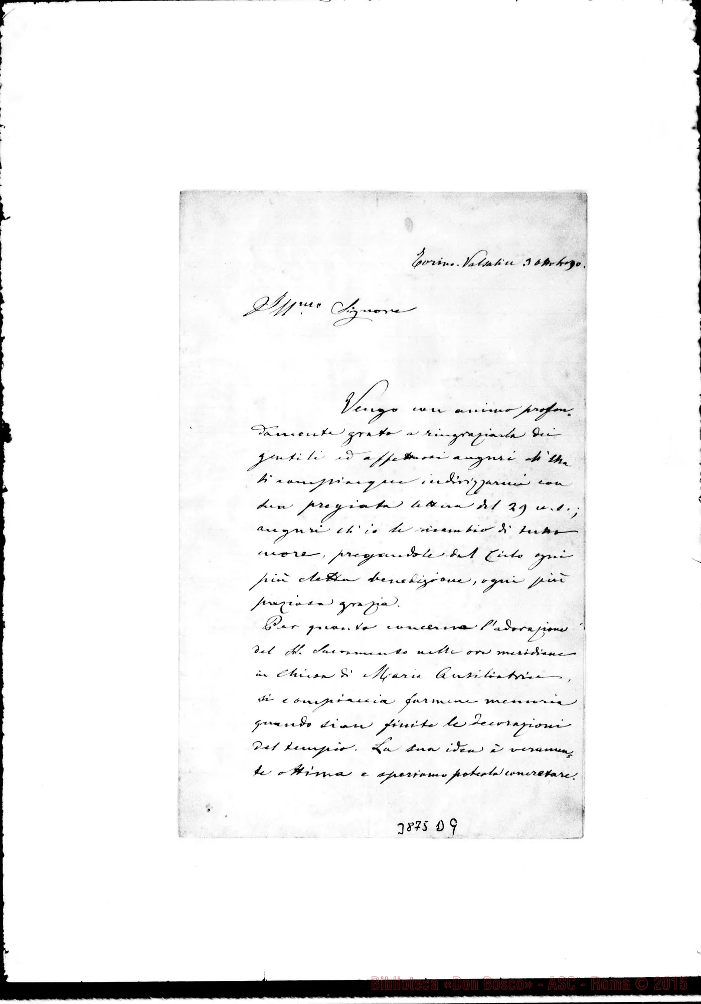 Fotogramma D 9 — « « Valsalice, 3-10-1890