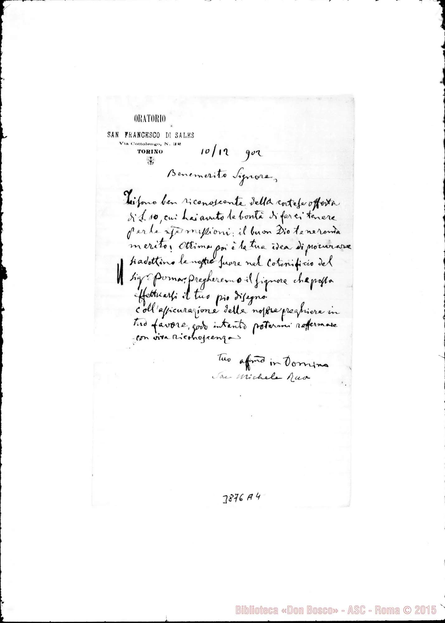 Fotogramma A 4 — « « Torino, 10-12-1902