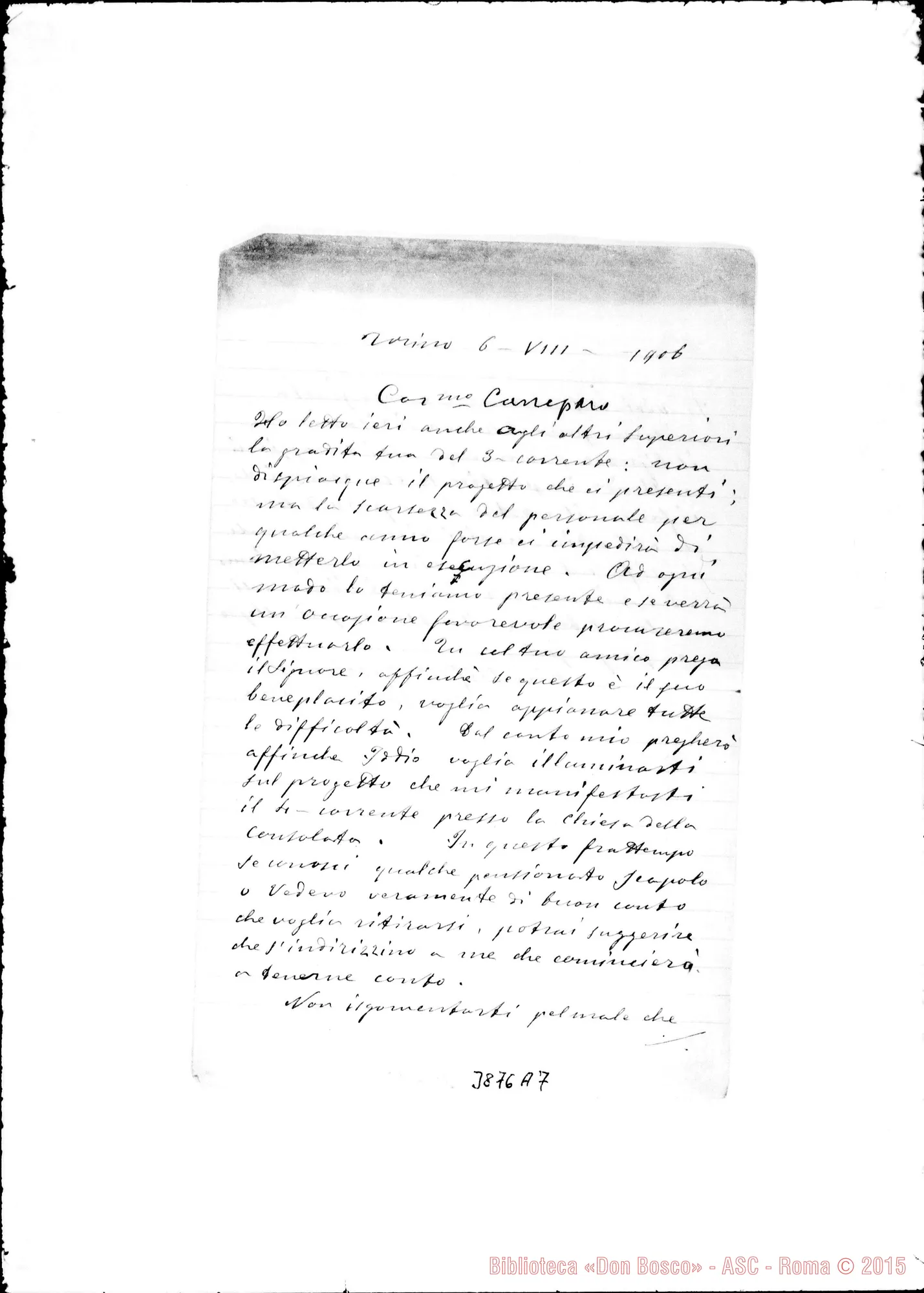 Fotogramma A 7 — « « Torino, 6-08-1906