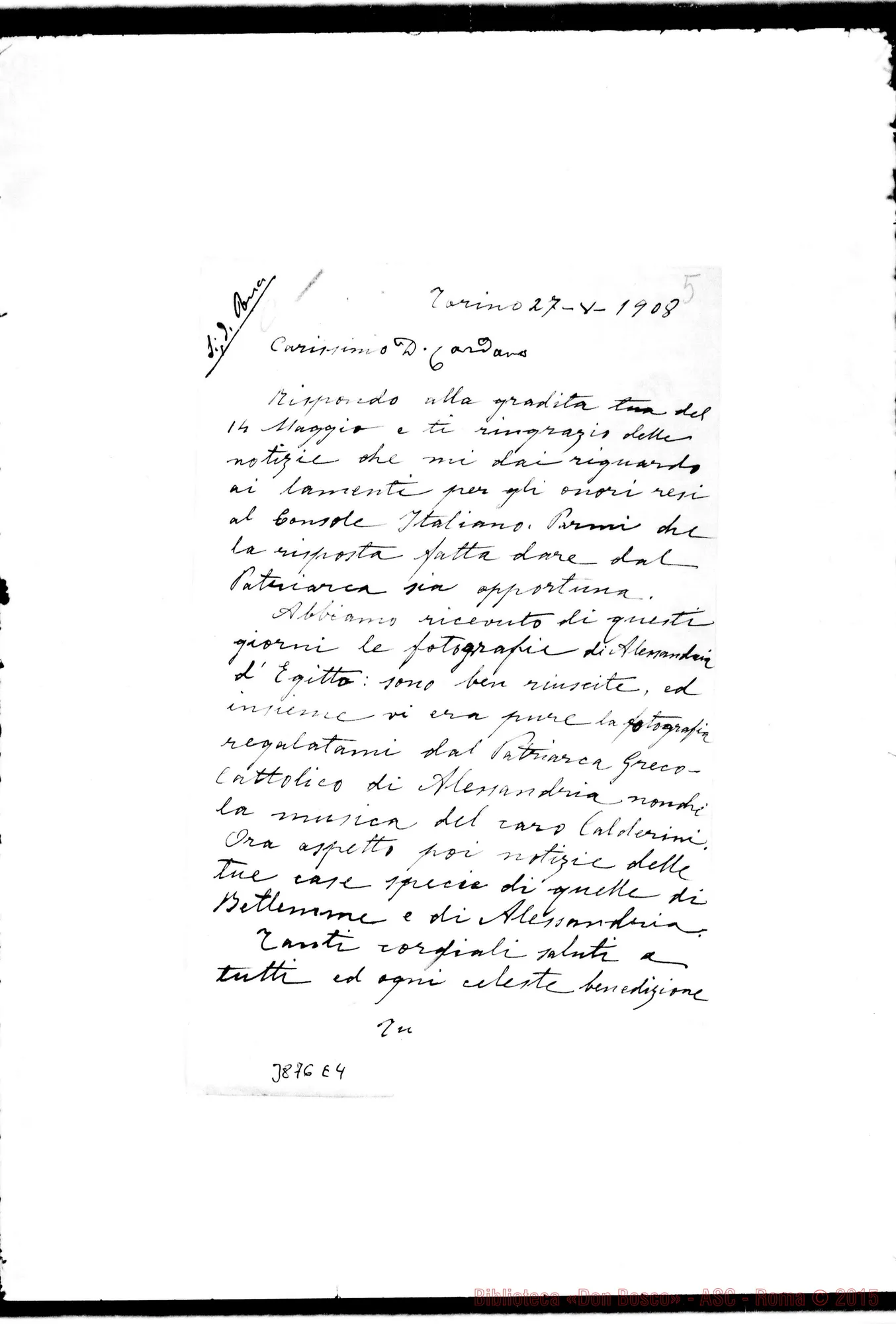 Fotogramma E 4 — « « Torino. 27-05-1908
