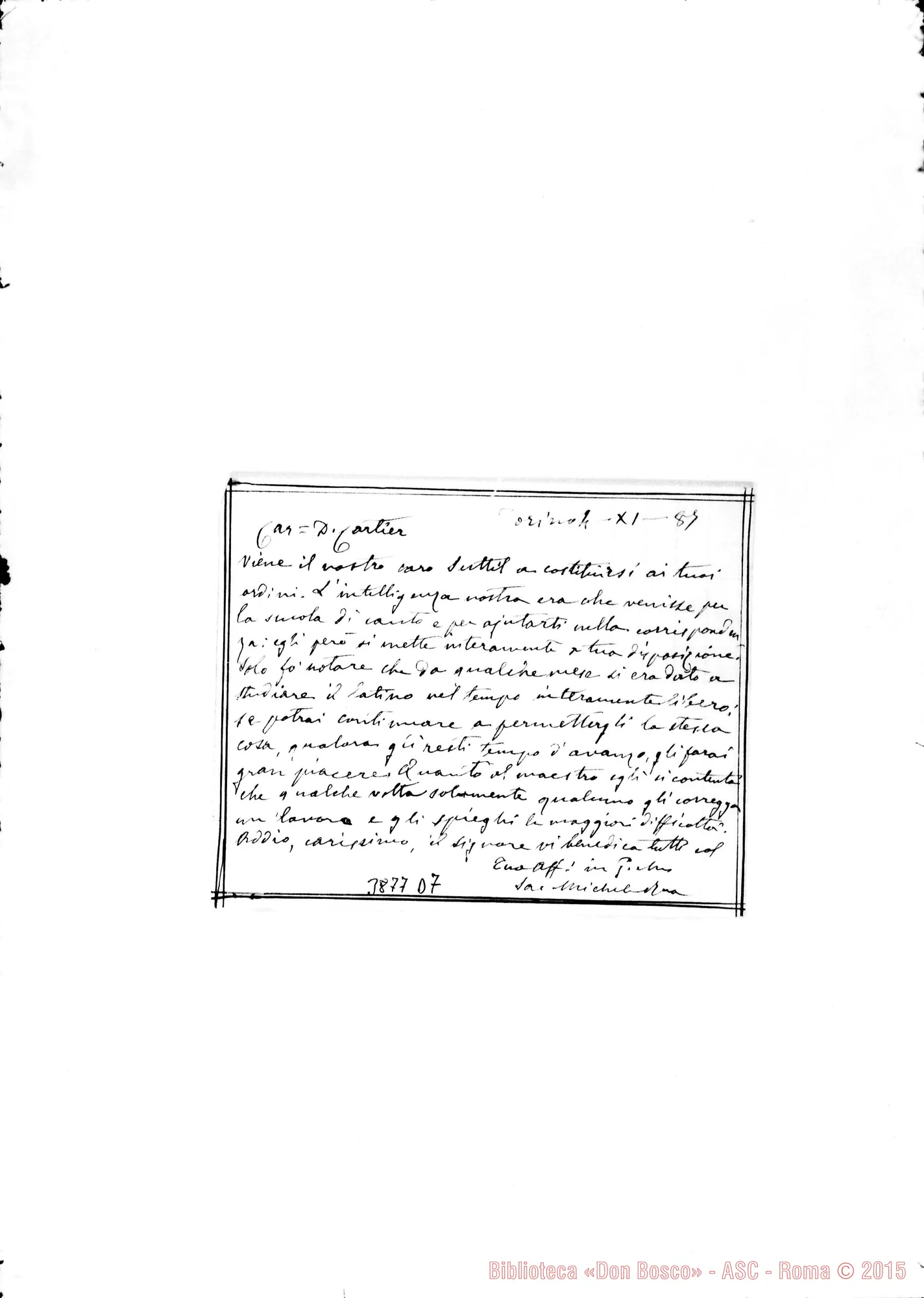 Fotogramma D 7 — « « Torino, 4-11-1887