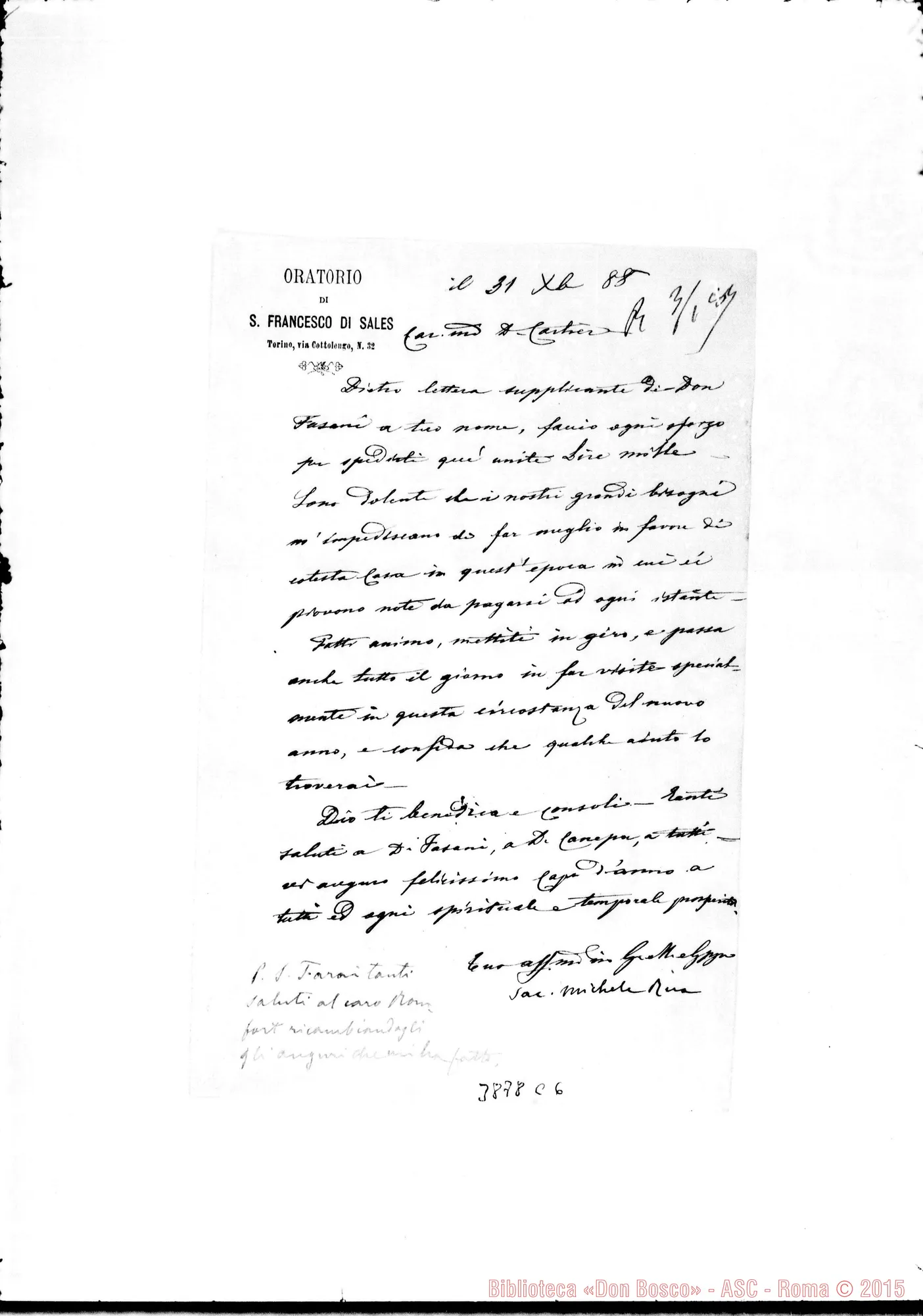 Fotogramma C 6 — « « Torino, 31-12-1888