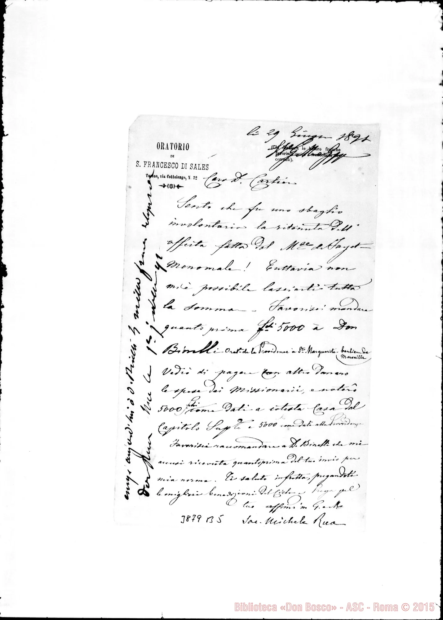 Fotogramma B 5 — « « Torino, 29-06-1891