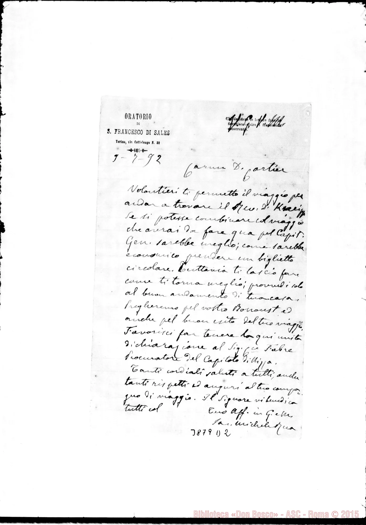 Fotogramma D 2 — « « Torino, 9-07-1892