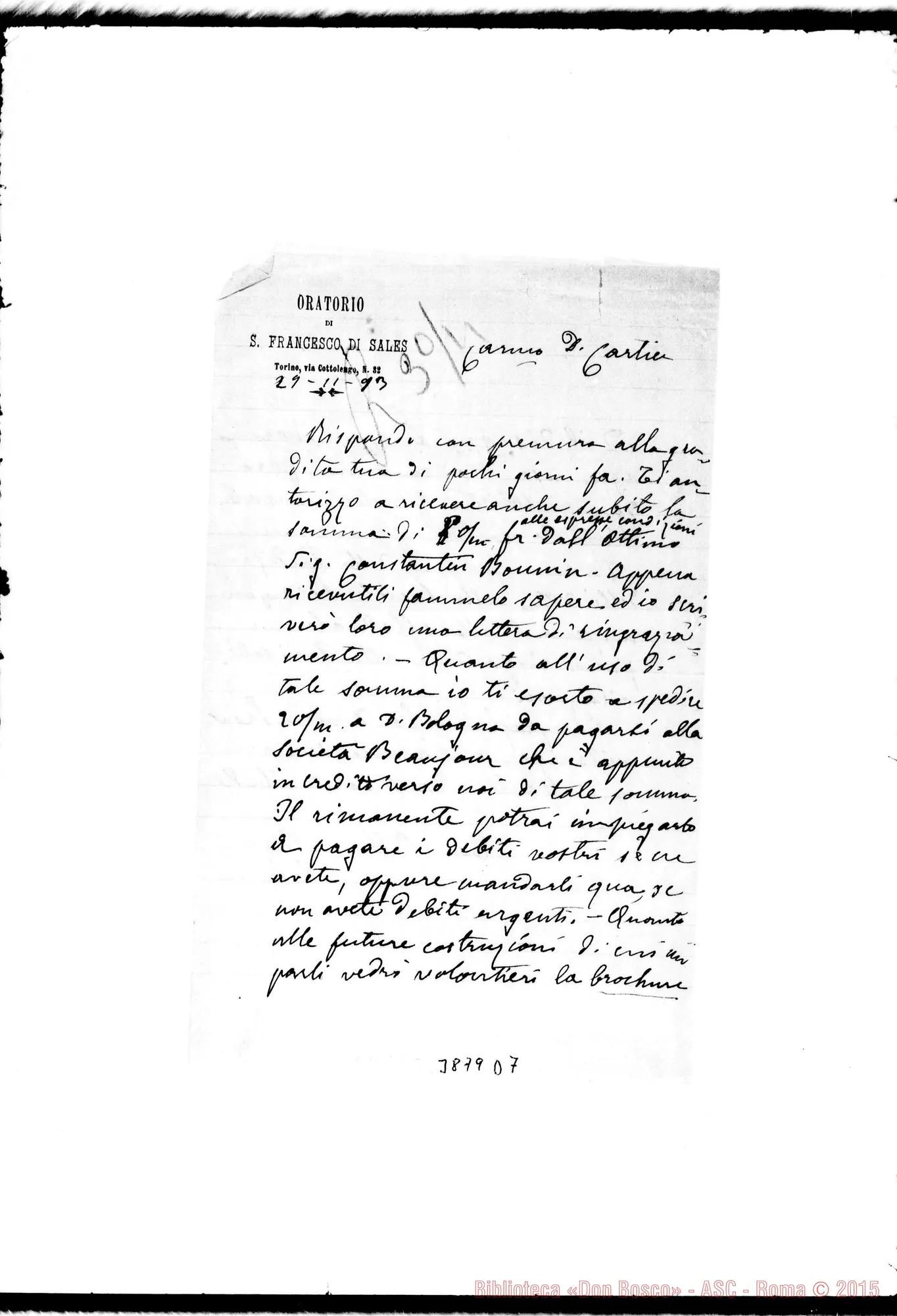 Fotogramma D 7 — « « Torino. 29-11-1893