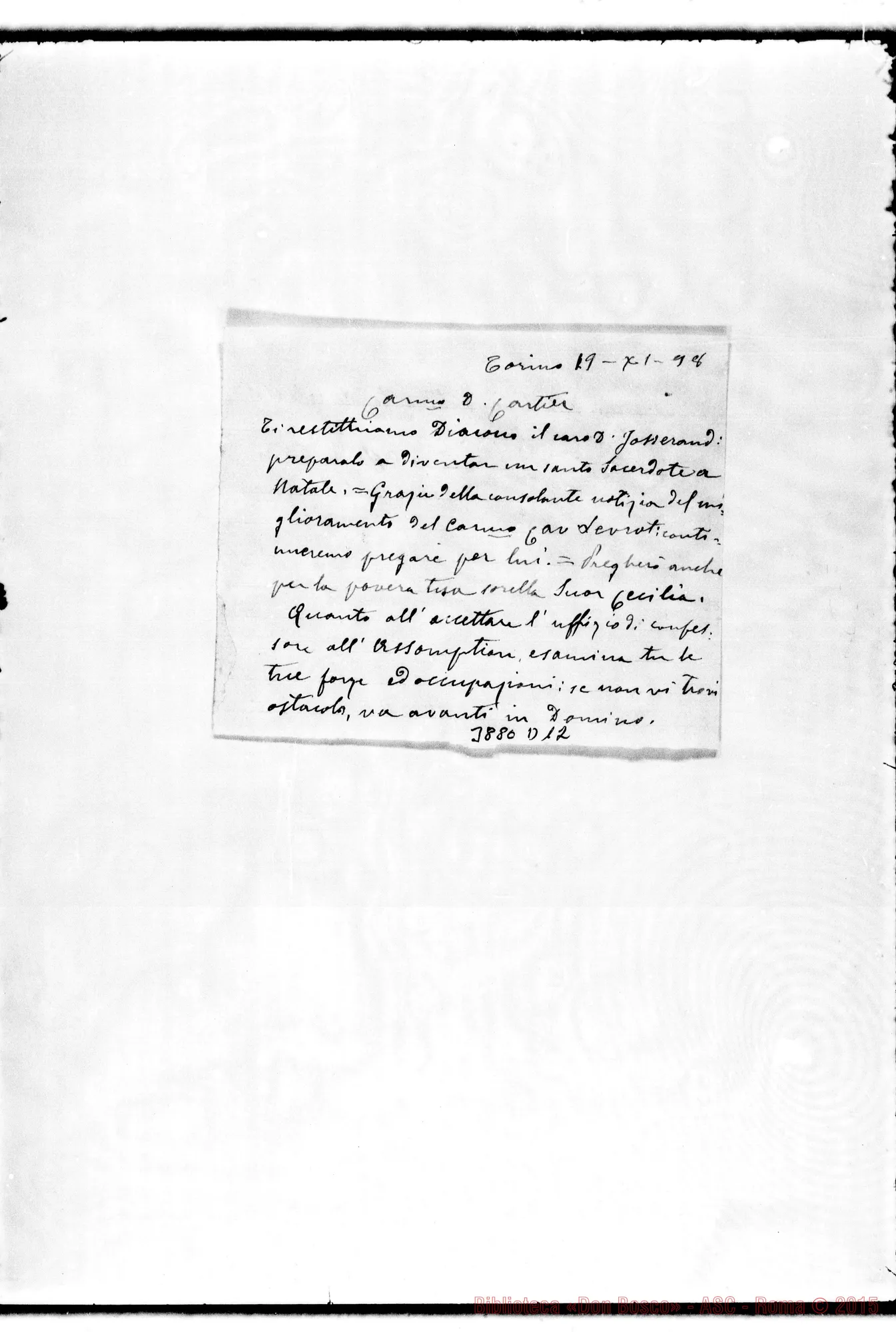 Fotogramma D 12 — « « Torino, 19-11-1898
