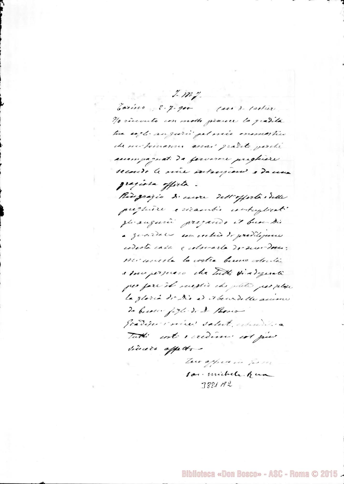 Fotogramma A 2 — « « Torino, 2-07-1900