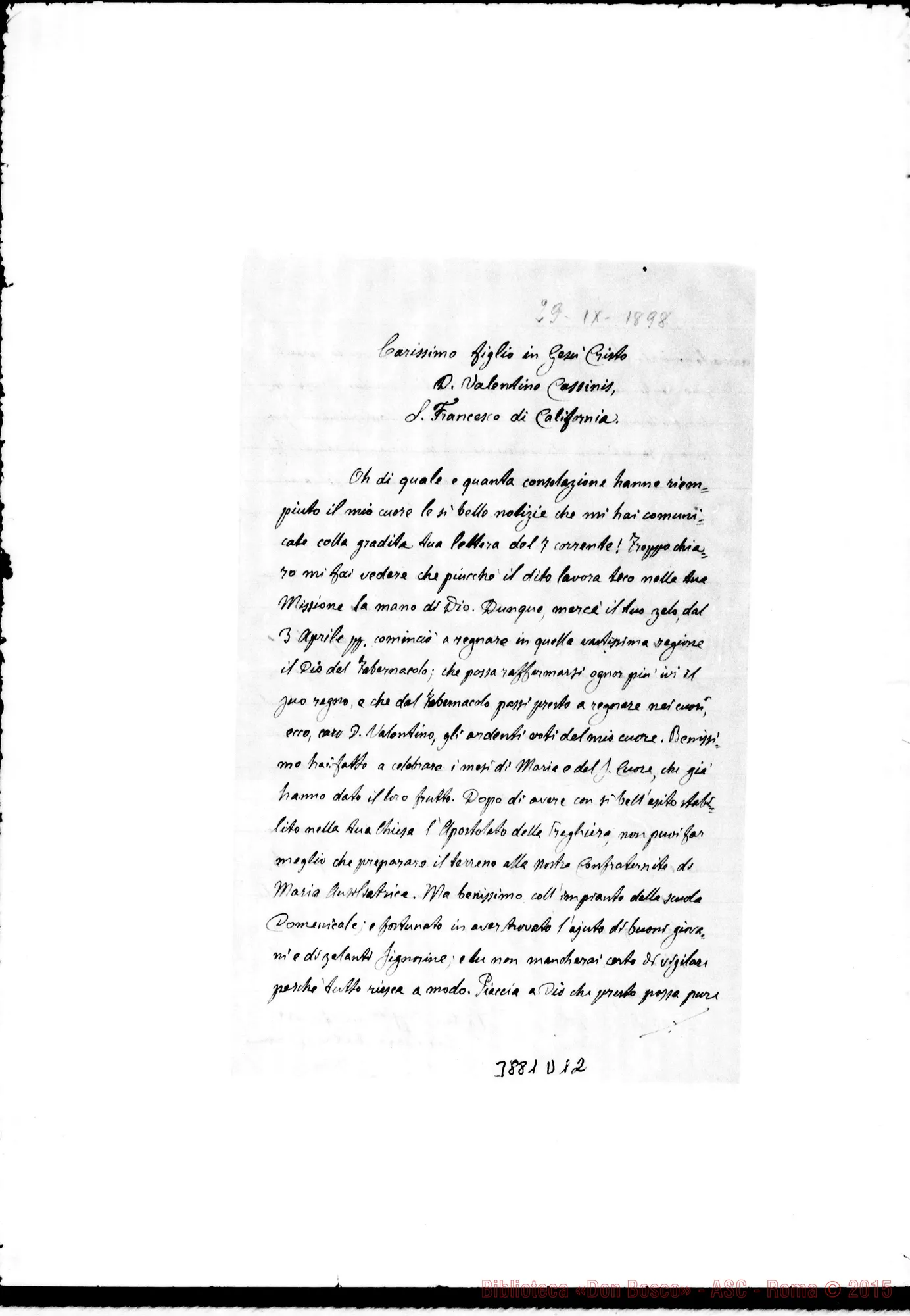 Fotogramma D 12 — « « Ivrea, 28-09-1898