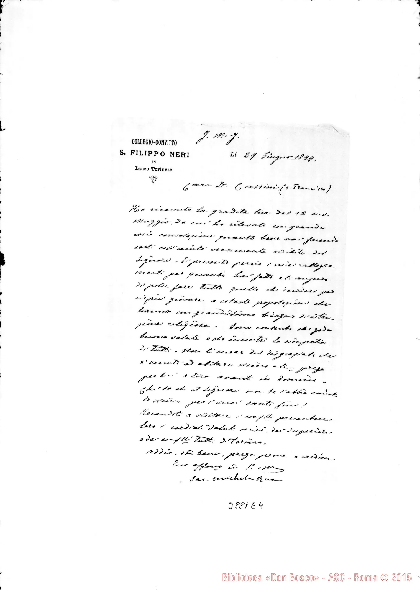 Fotogramma E 4 — « « Lanzo Torinese, 29-06-1899