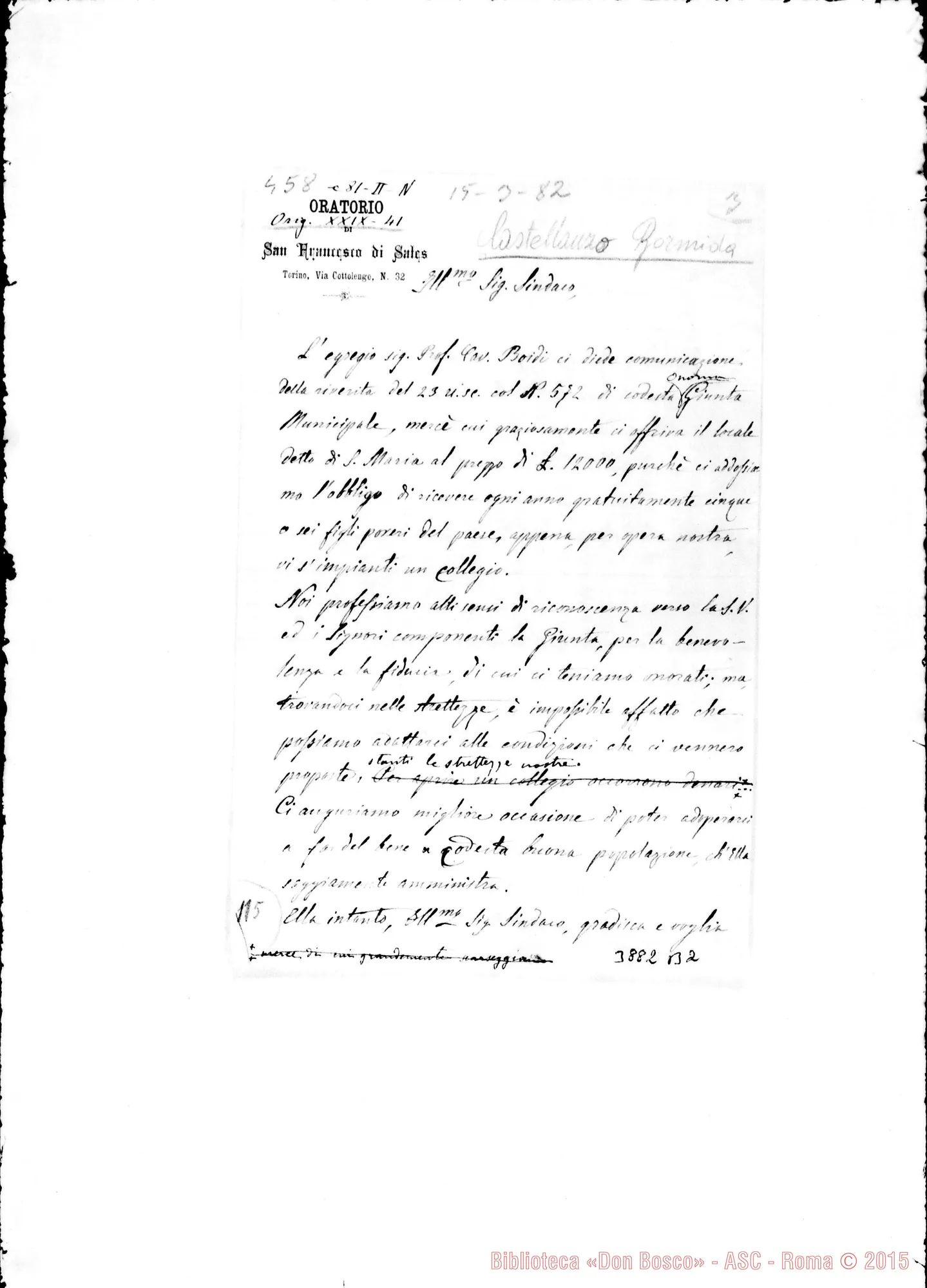 Fotogramma B 2 — Castellanzo Bormida Torino, 15-03-1882