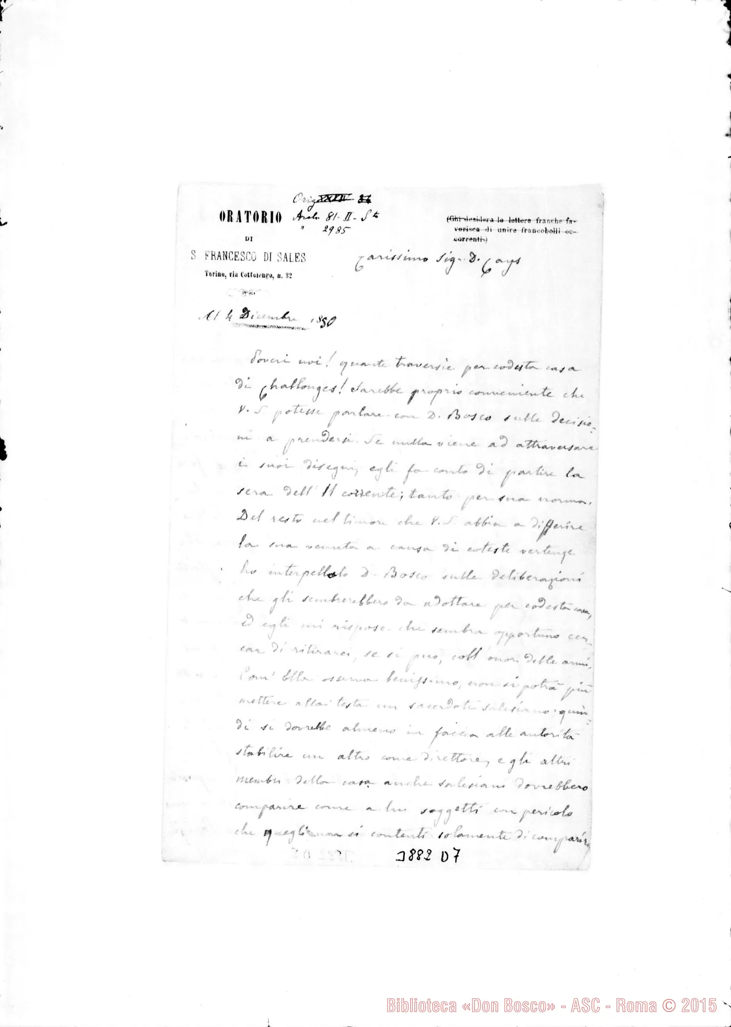 Fotogramma D 7 — « « Torino, 4-12-1880