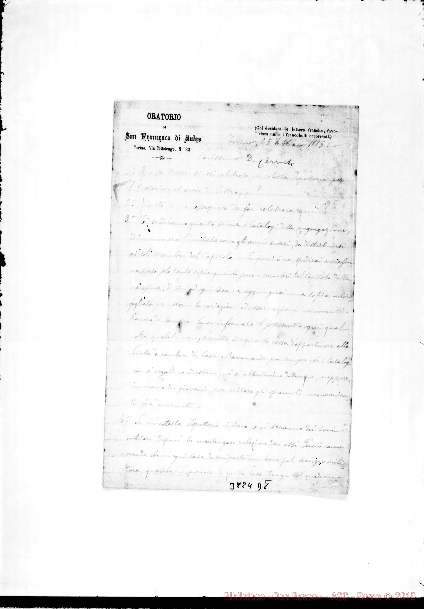 Fotogramma D 8 — « « Torino, 25-02-1883