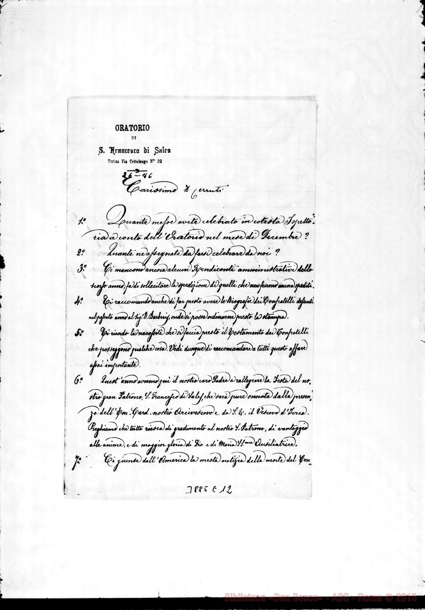Fotogramma E 12 — « « Torino, 26-01-1886