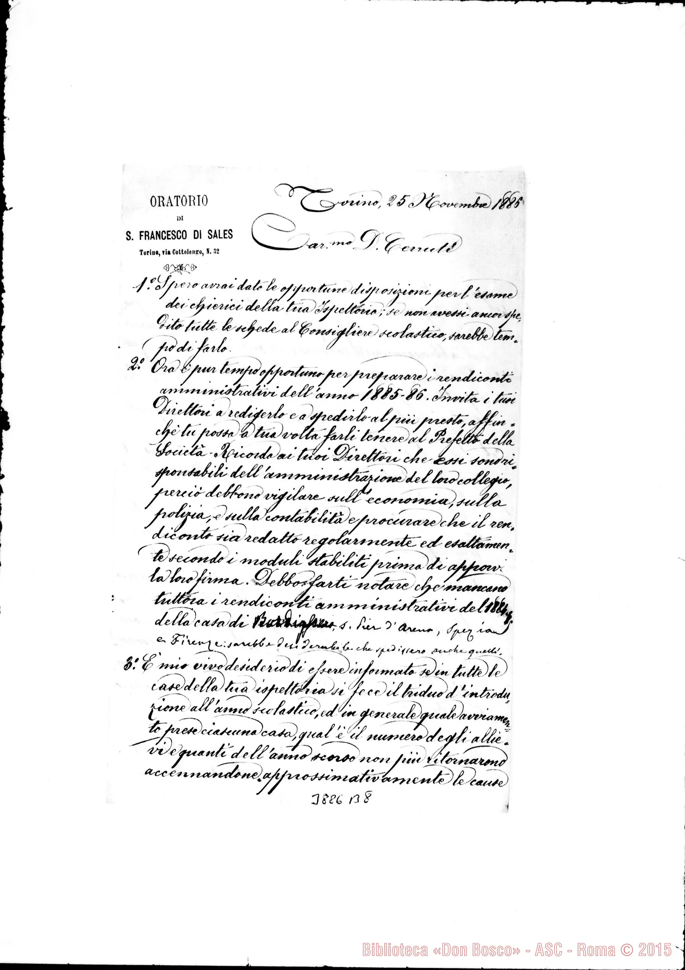 Fotogramma B 8 — « « Torino, 25-11-1886