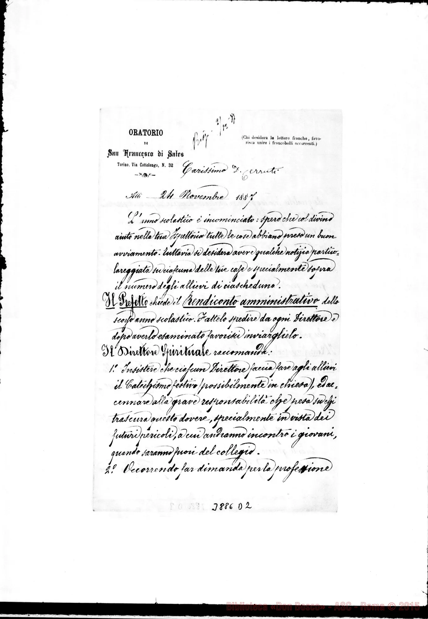 Fotogramma D 2 — « « Torino, 24-11-1887
