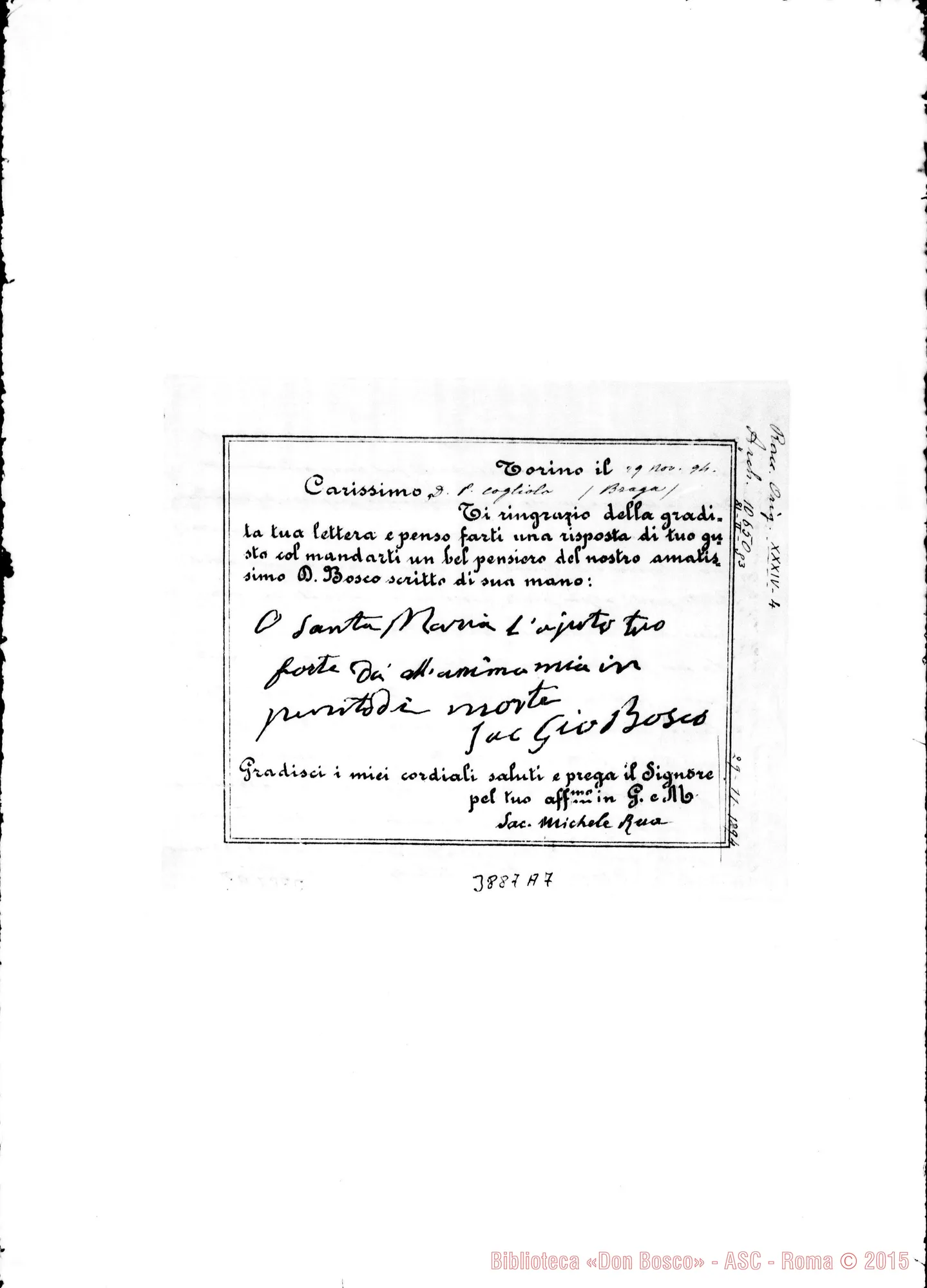 Fotogramma A 7 — « « Torino, 29-11-1894