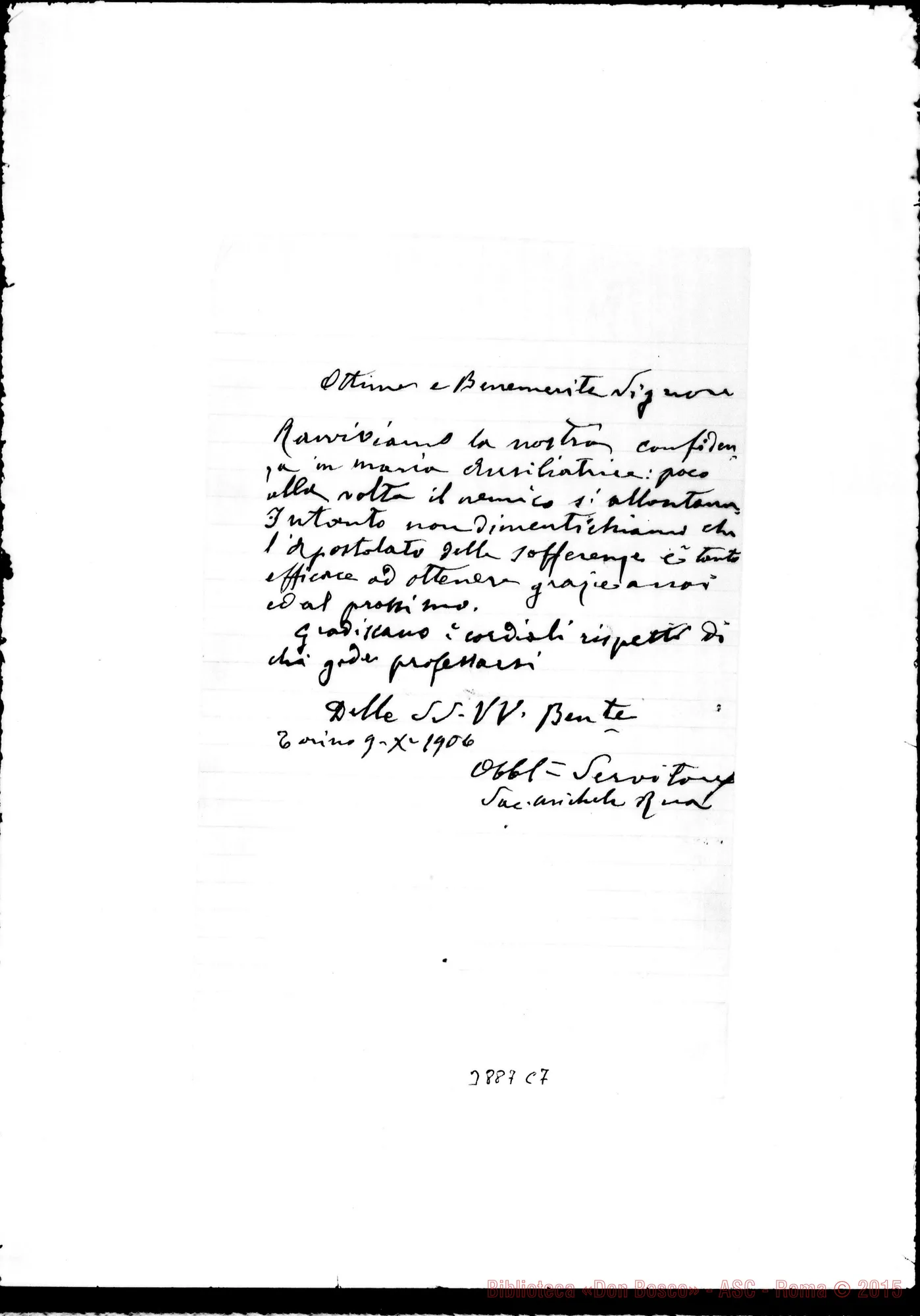 Fotogramma C 7 — « « Torino. 9-10-1906