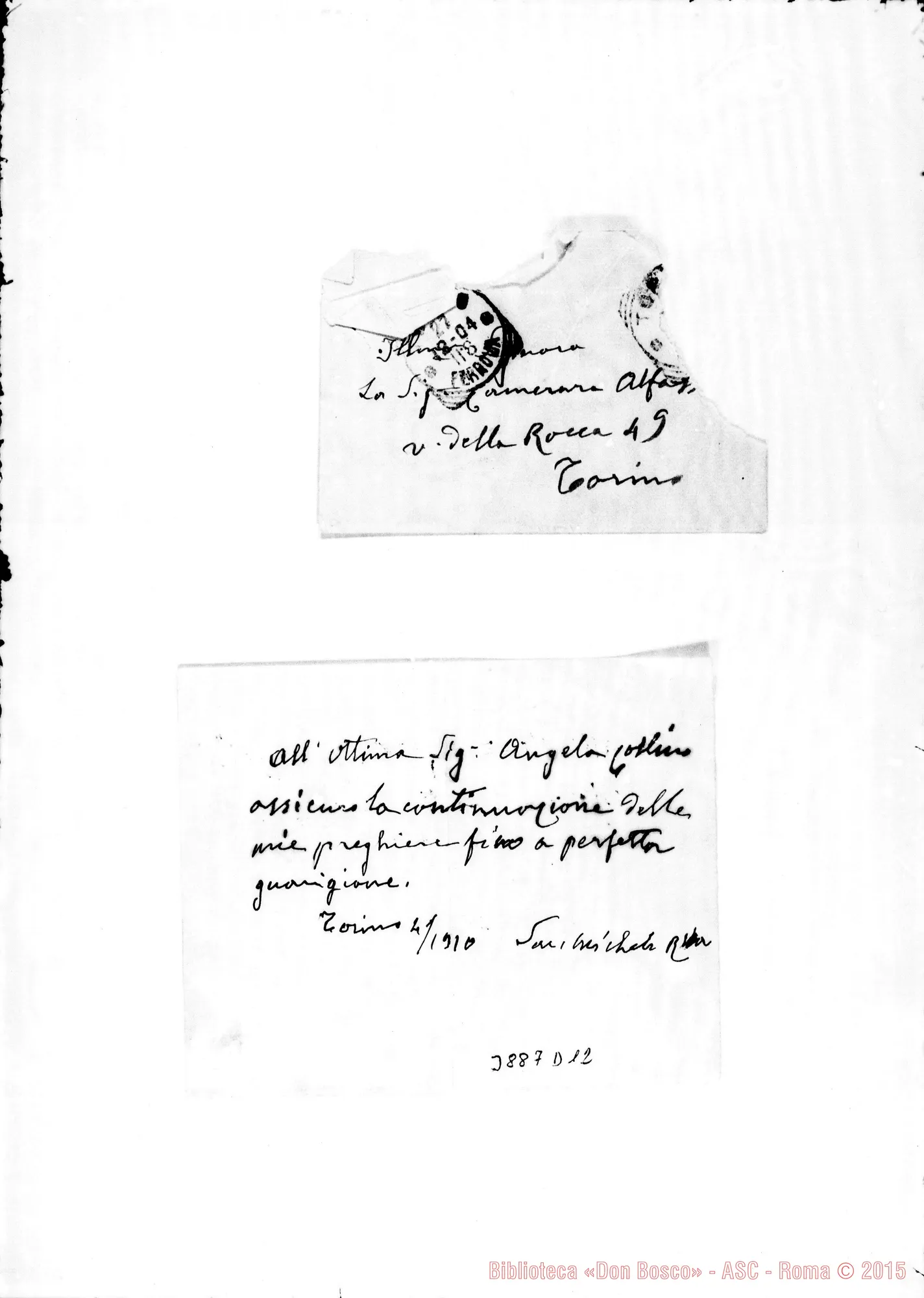 Fotogramma D 12 — « « Torino, 4-01-1910