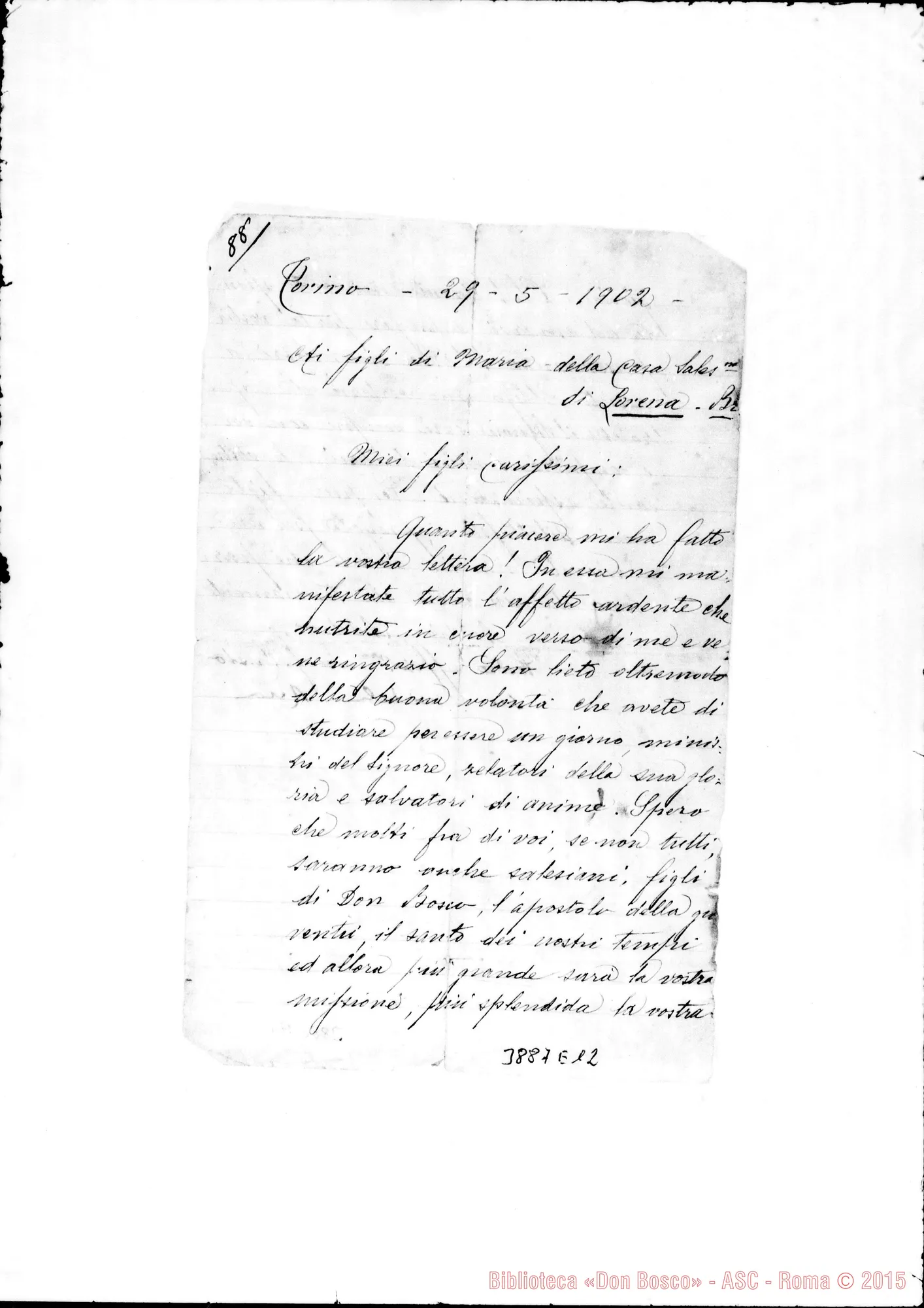 Fotogramma E 12 — Lorena Torino, 29-05-1902