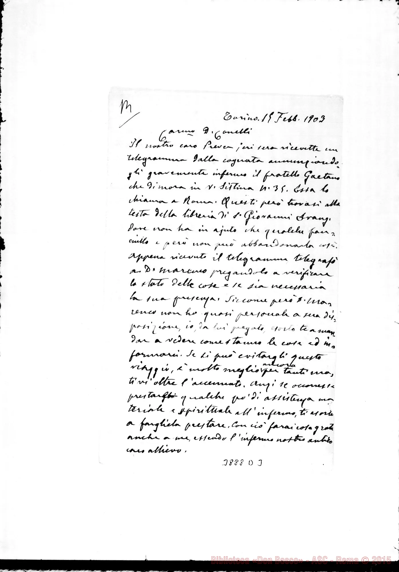 Fotogramma D 3 — « « Torino, 15-02-1903