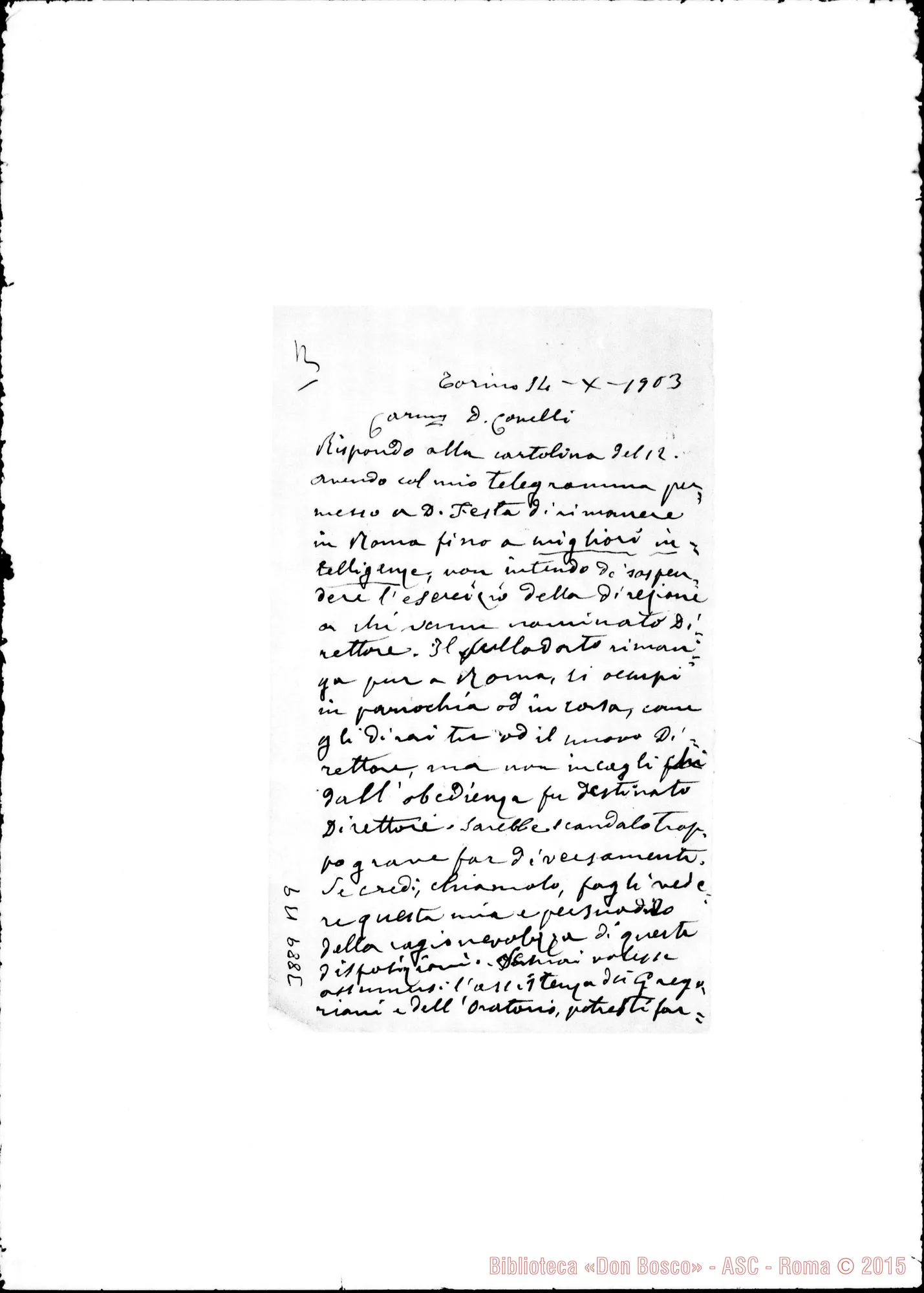 Fotogramma B 9 — « « Torino, 14-10-1903