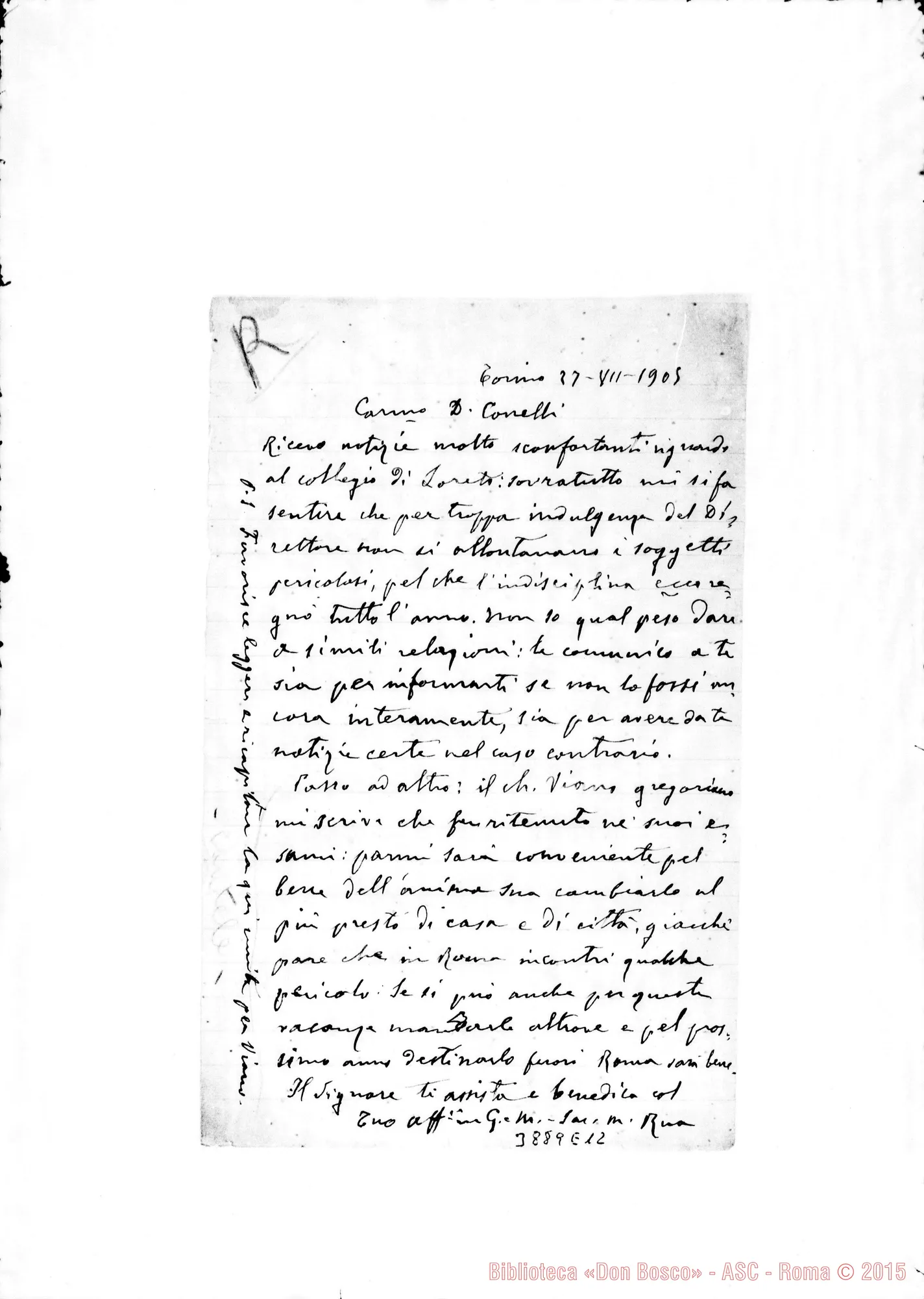 Fotogramma E 12 — « « Torino, 27-07-1905