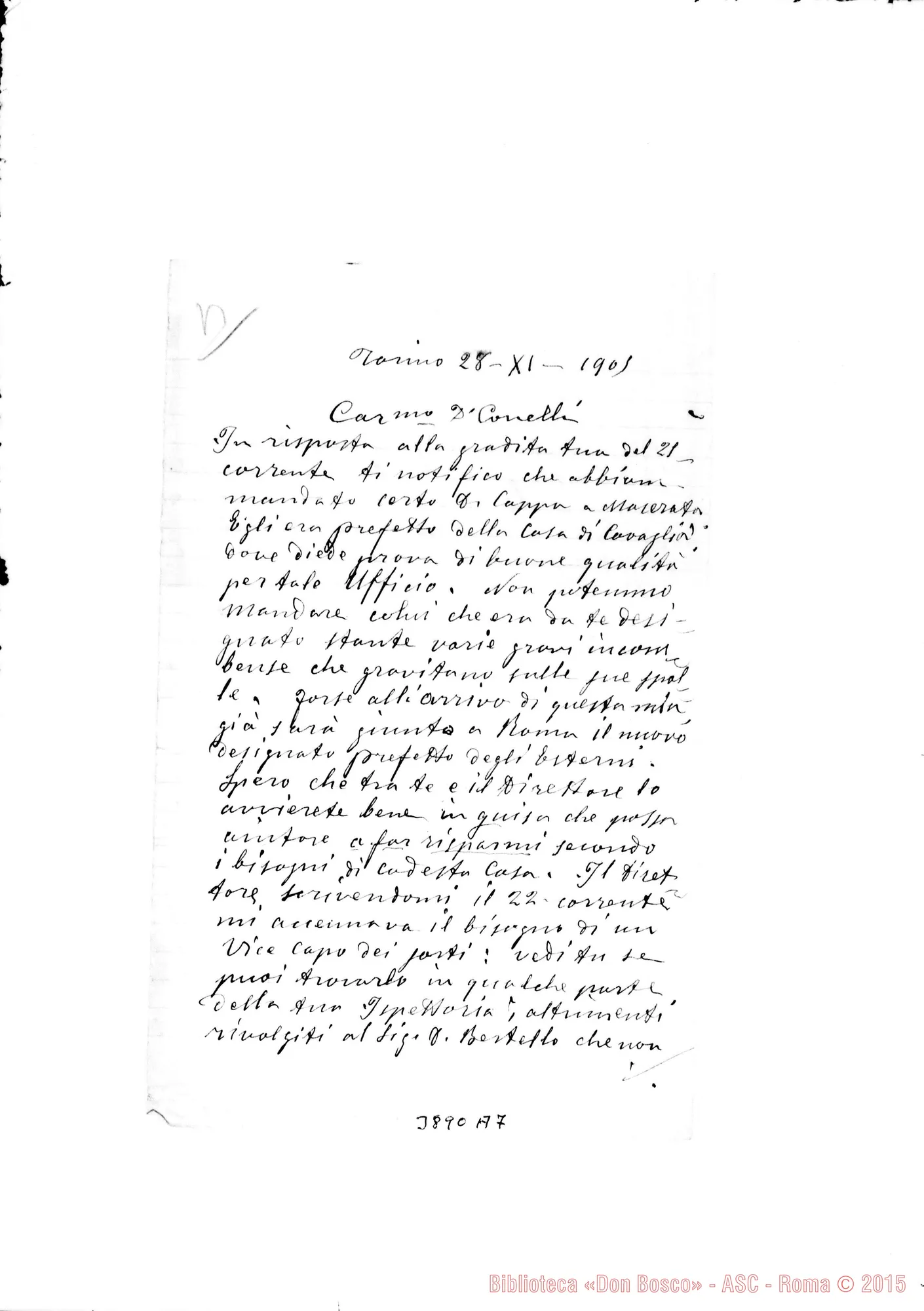 Fotogramma A 7 — « « Torino, 28-11-1905