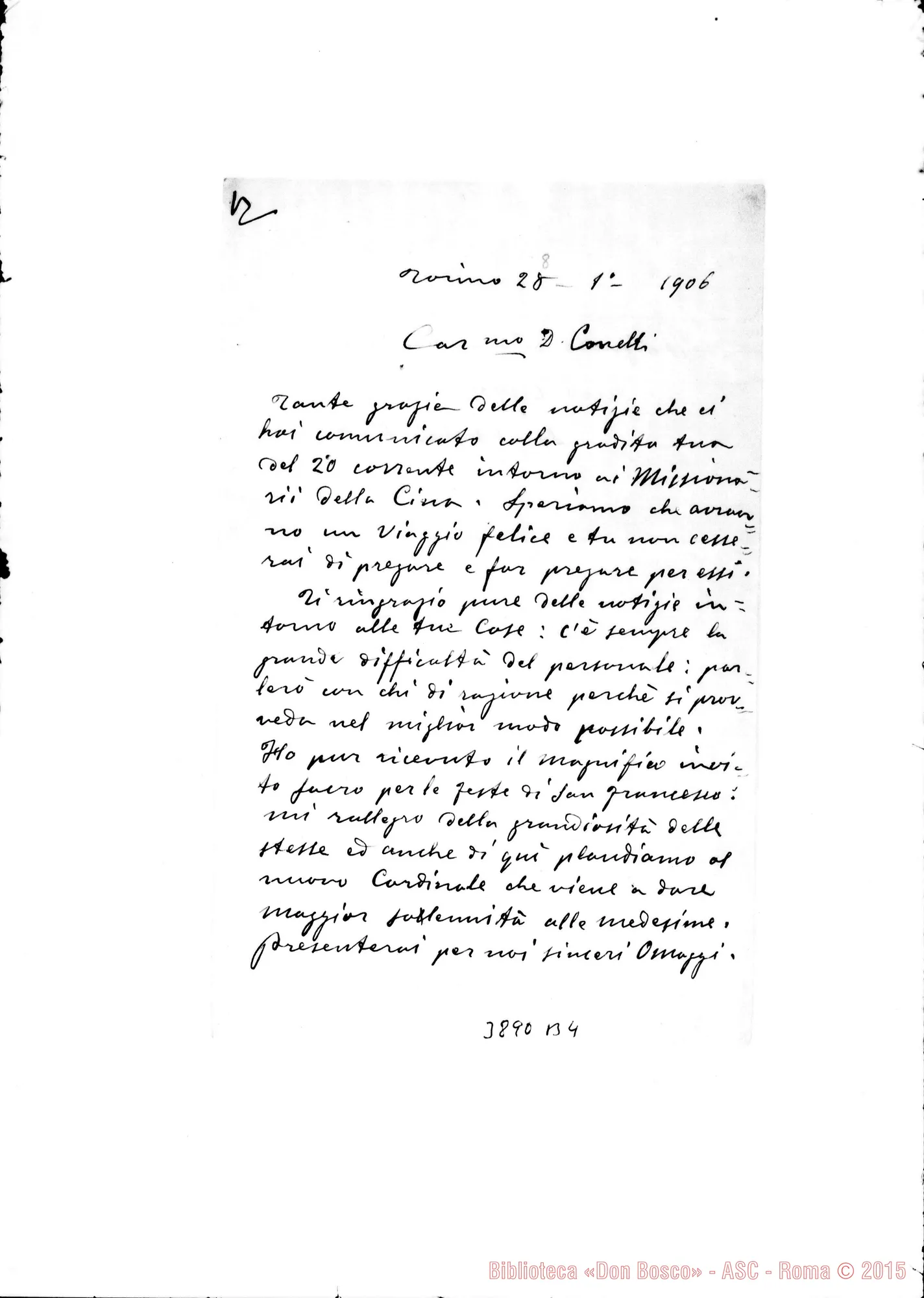 Fotogramma B 4 — « « Torino, 28-01-1906