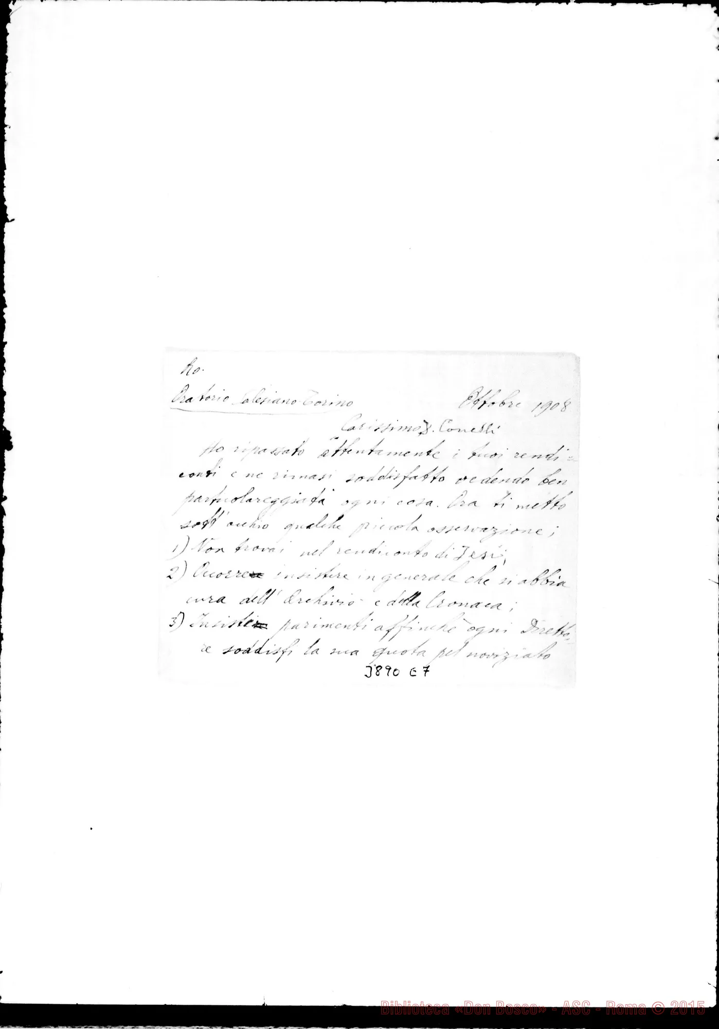 Fotogramma E 7 — « « Torino, 10-1908