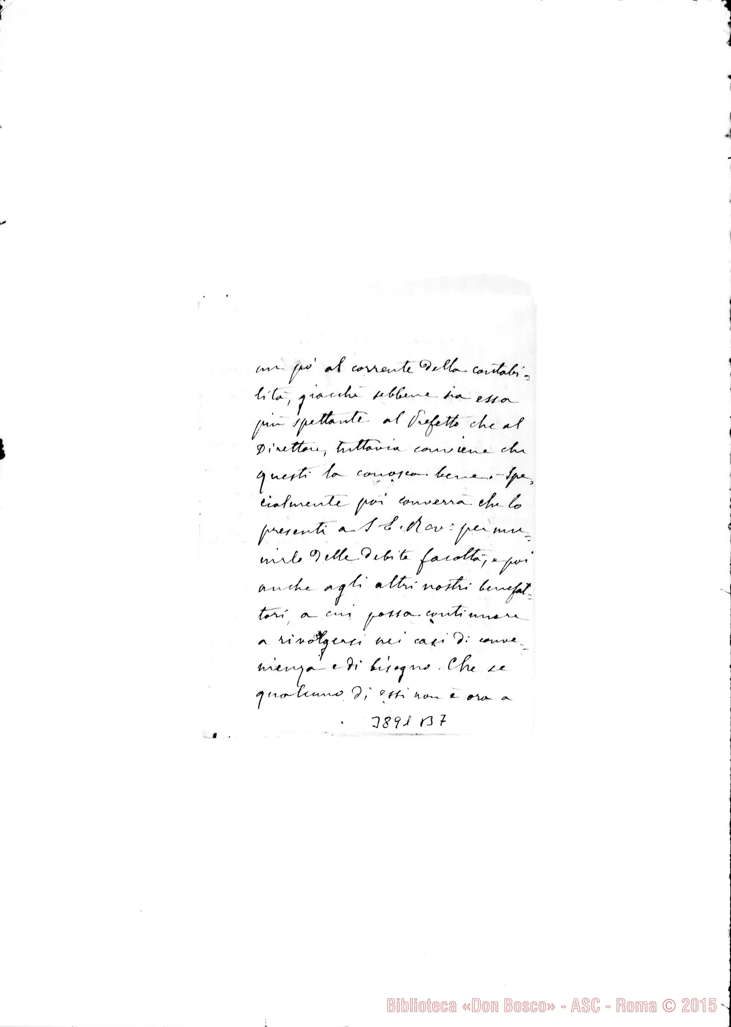 Fotogramma B 7 — Confortola Faustino, SDB Torino, 11-10-1885