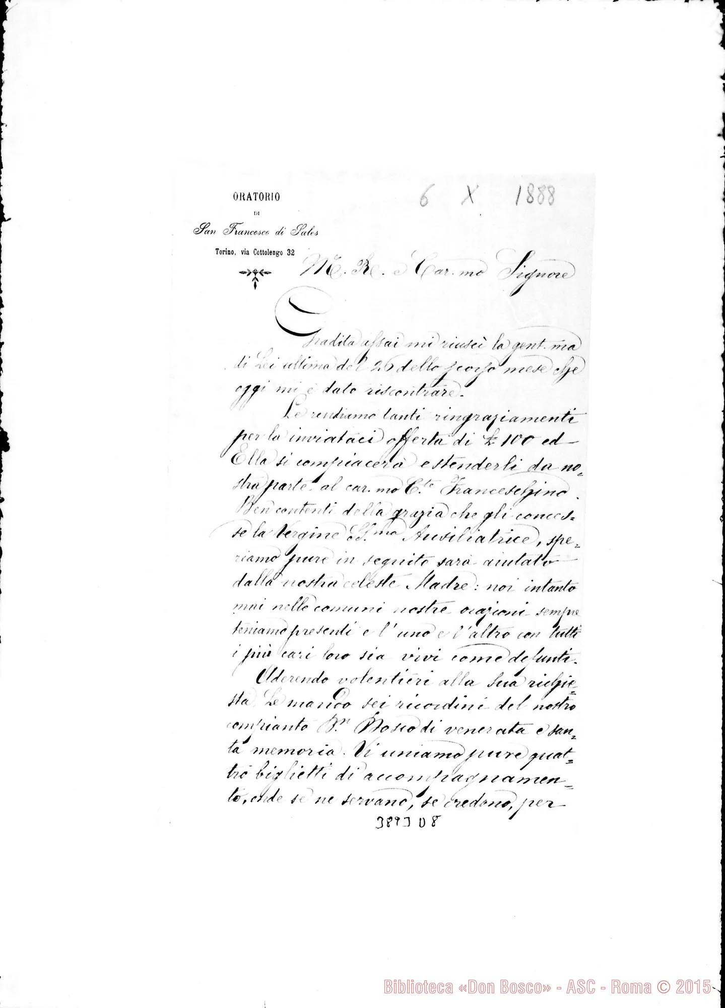 Fotogramma D 8 — « « Torino, 6-10-1888