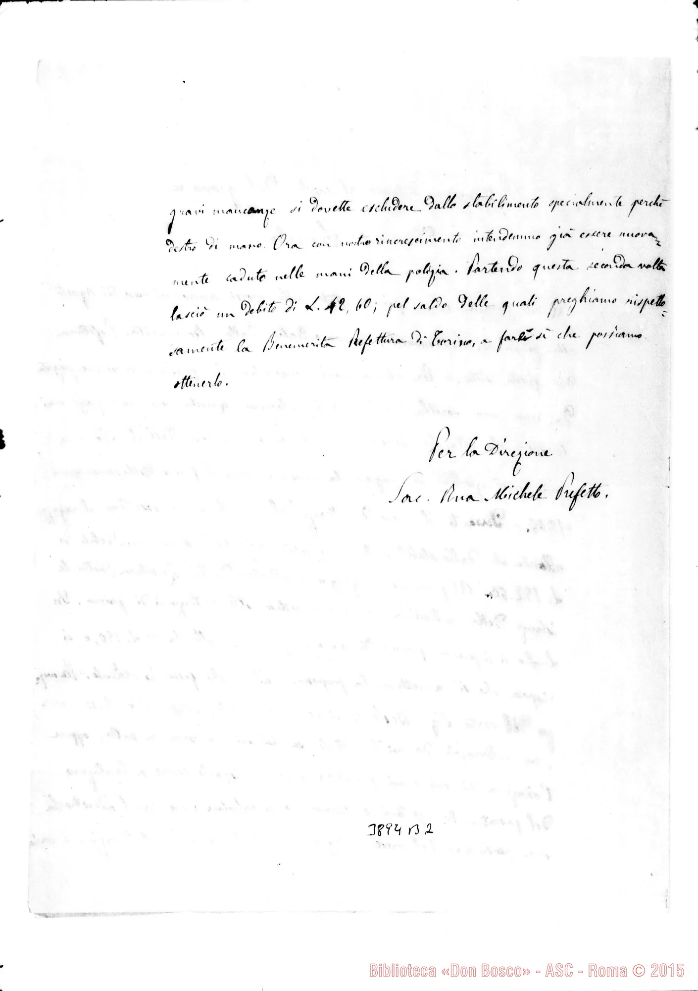 Fotogramma B 2 — Demonte Emilio, giovane Torino, 1864-65