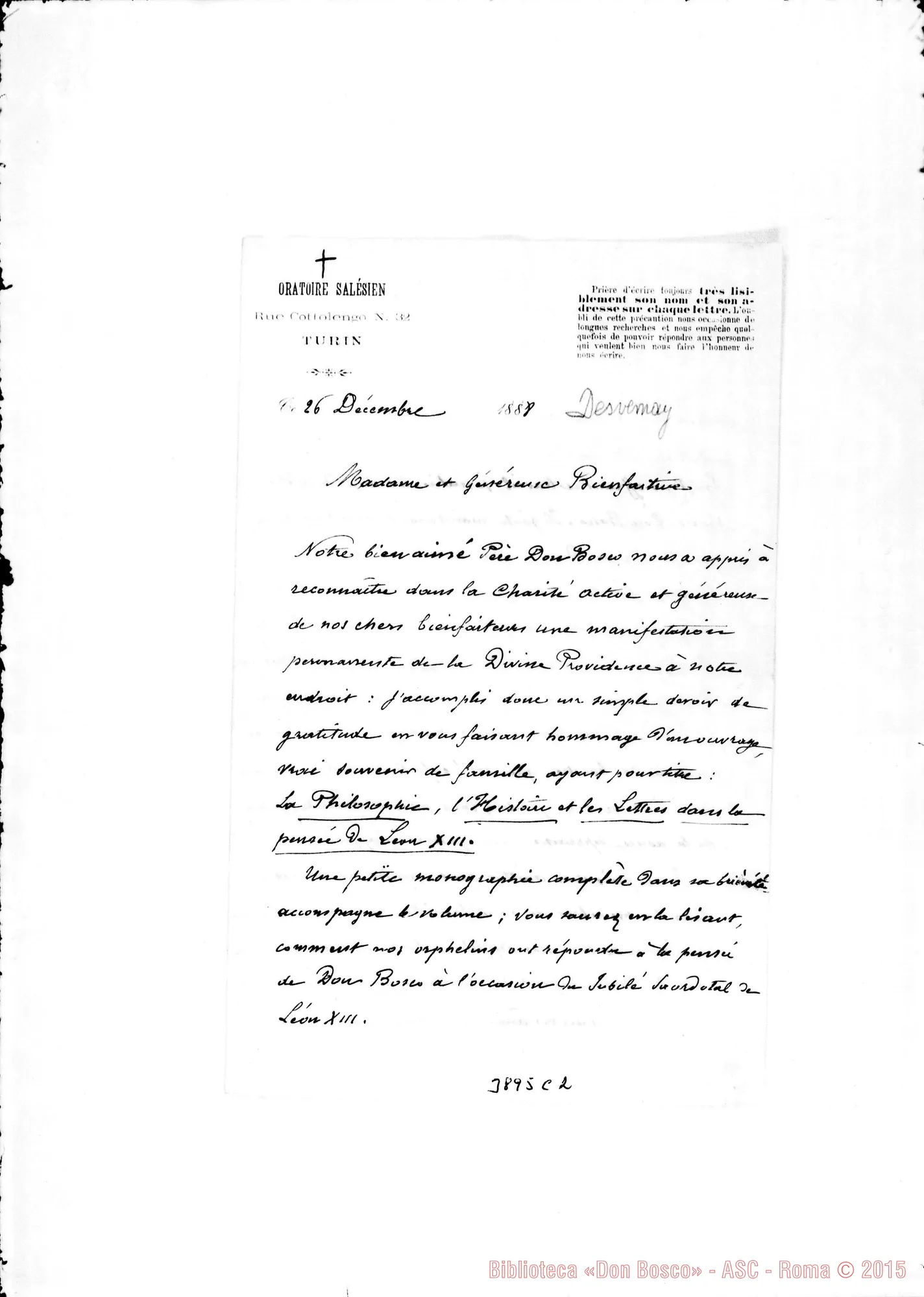 Fotogramma C 2 — « « Torino, 26-12-1888