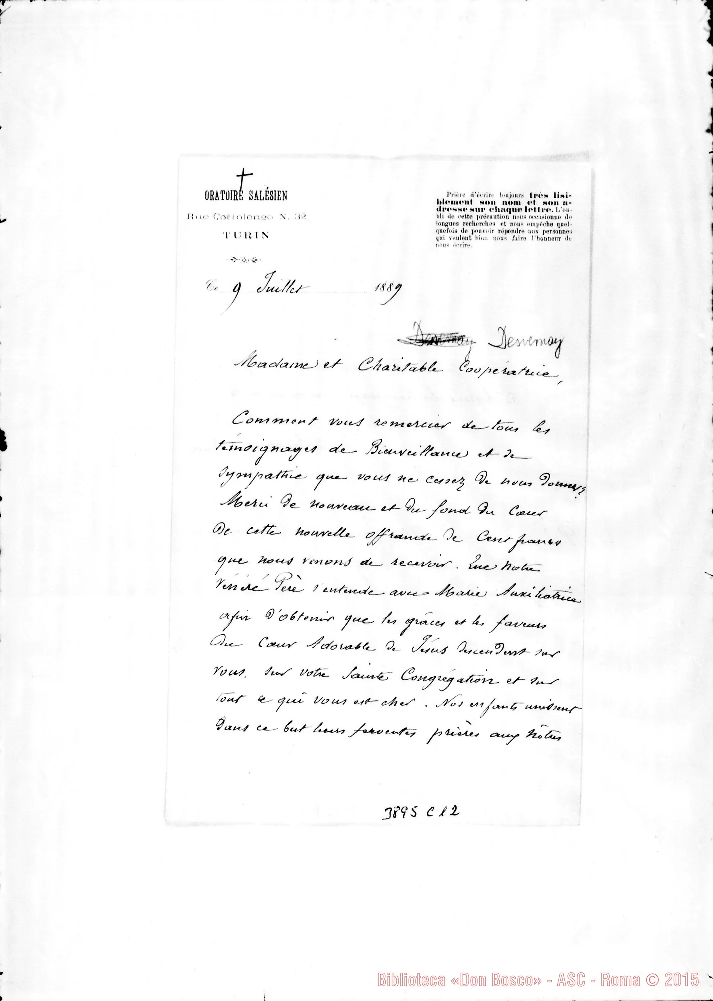 Fotogramma C 12 — « « Torino, 9-07-1889