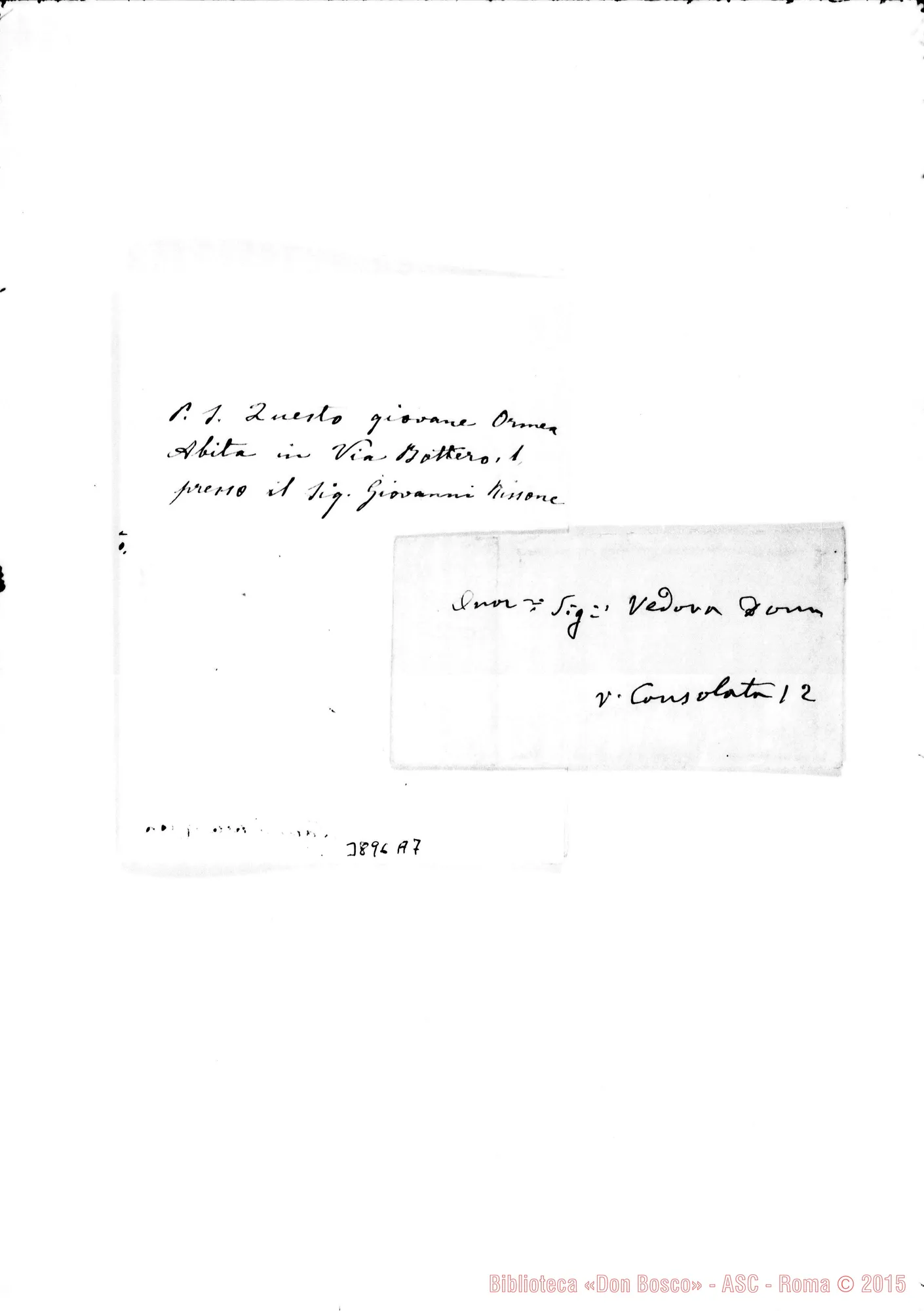 Fotogramma A 7 — « « Torino, 28-01-1909