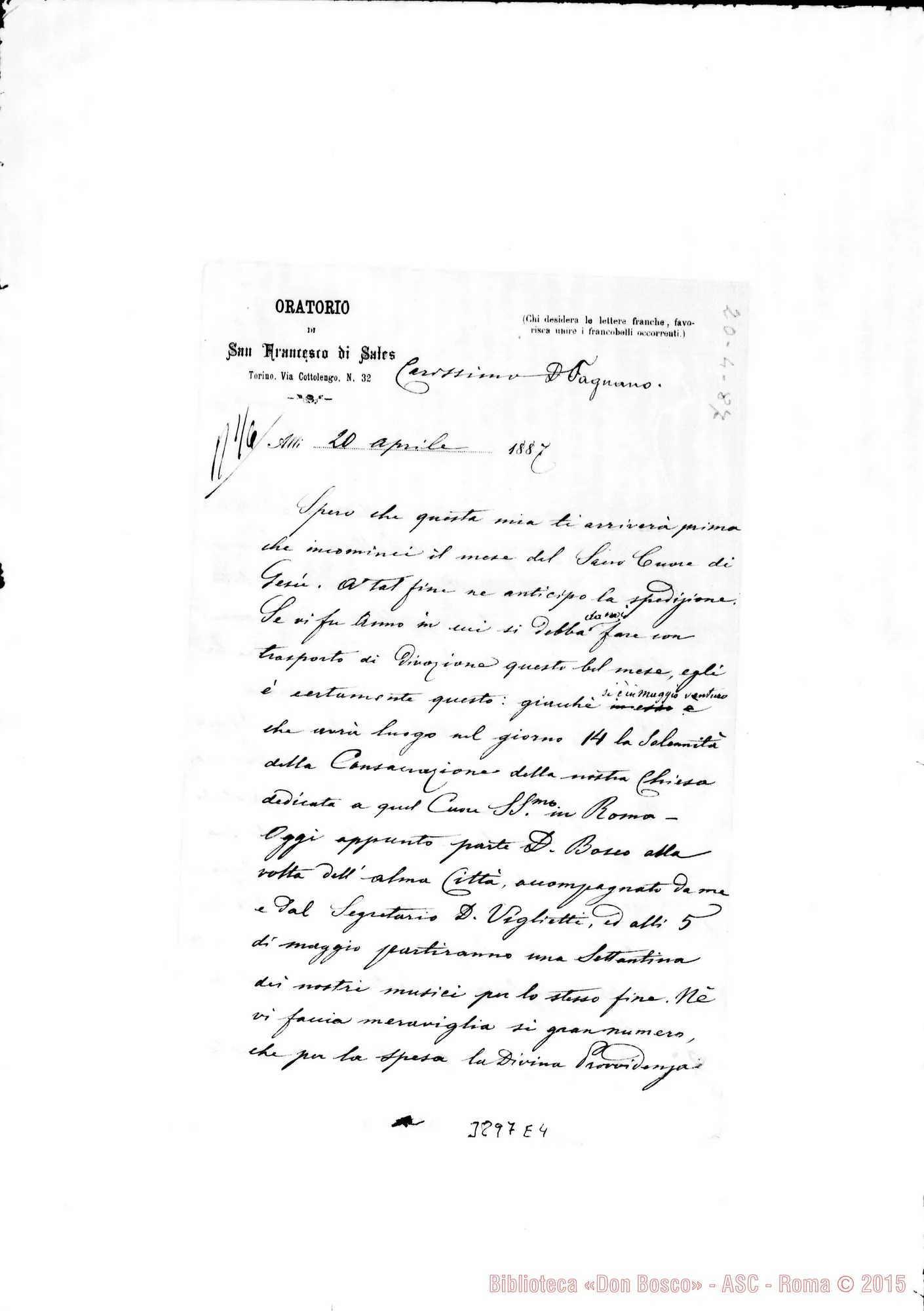 Fotogramma E 4 — « « Torino, 20-04-1887