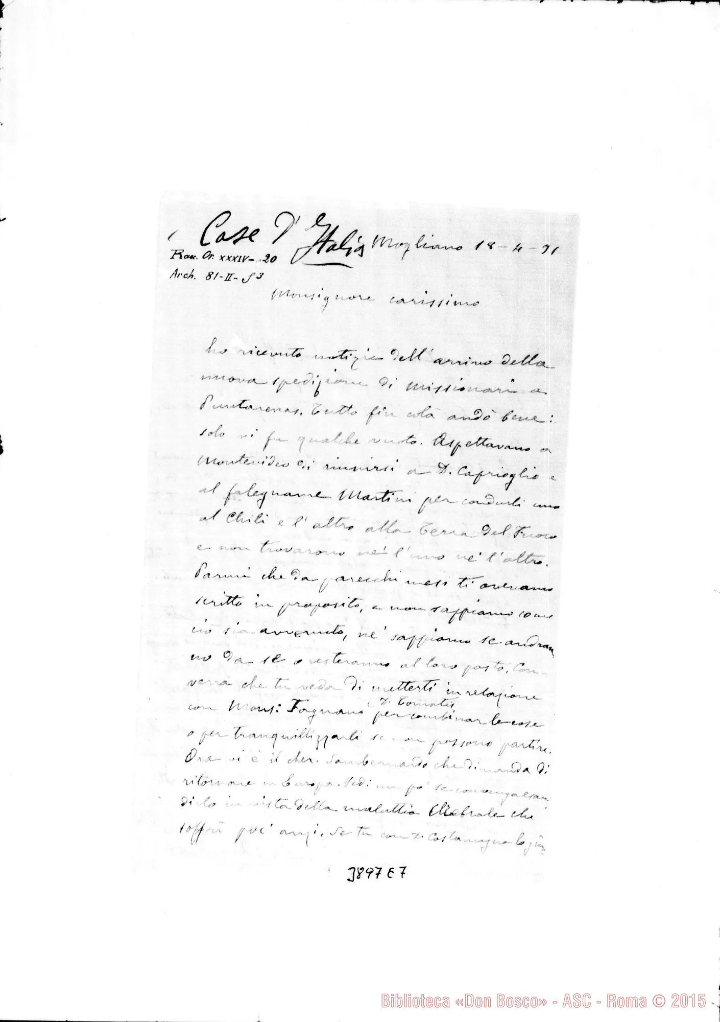 Fotogramma E 7 — « « Mogliano Veneto, 18-04-1891