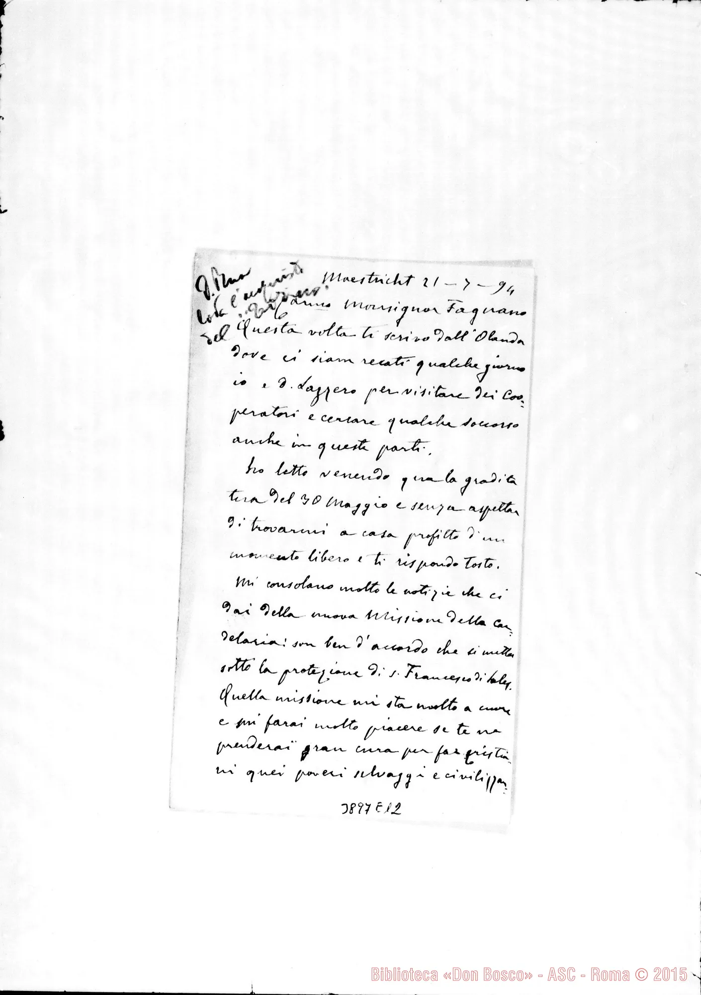 Fotogramma E 12 — « « Maestricht, 21-07-1894