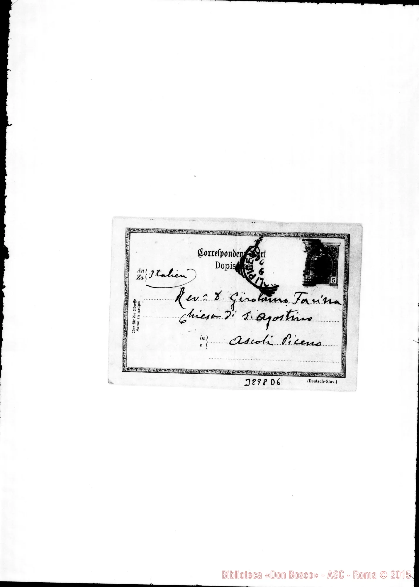 Fotogramma D 6 — « « Oswiecim, 5-06-1904