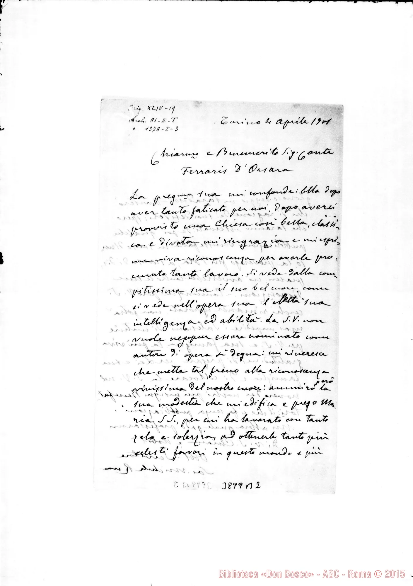Fotogramma B 2 — « « « Torino, 4-04-1901