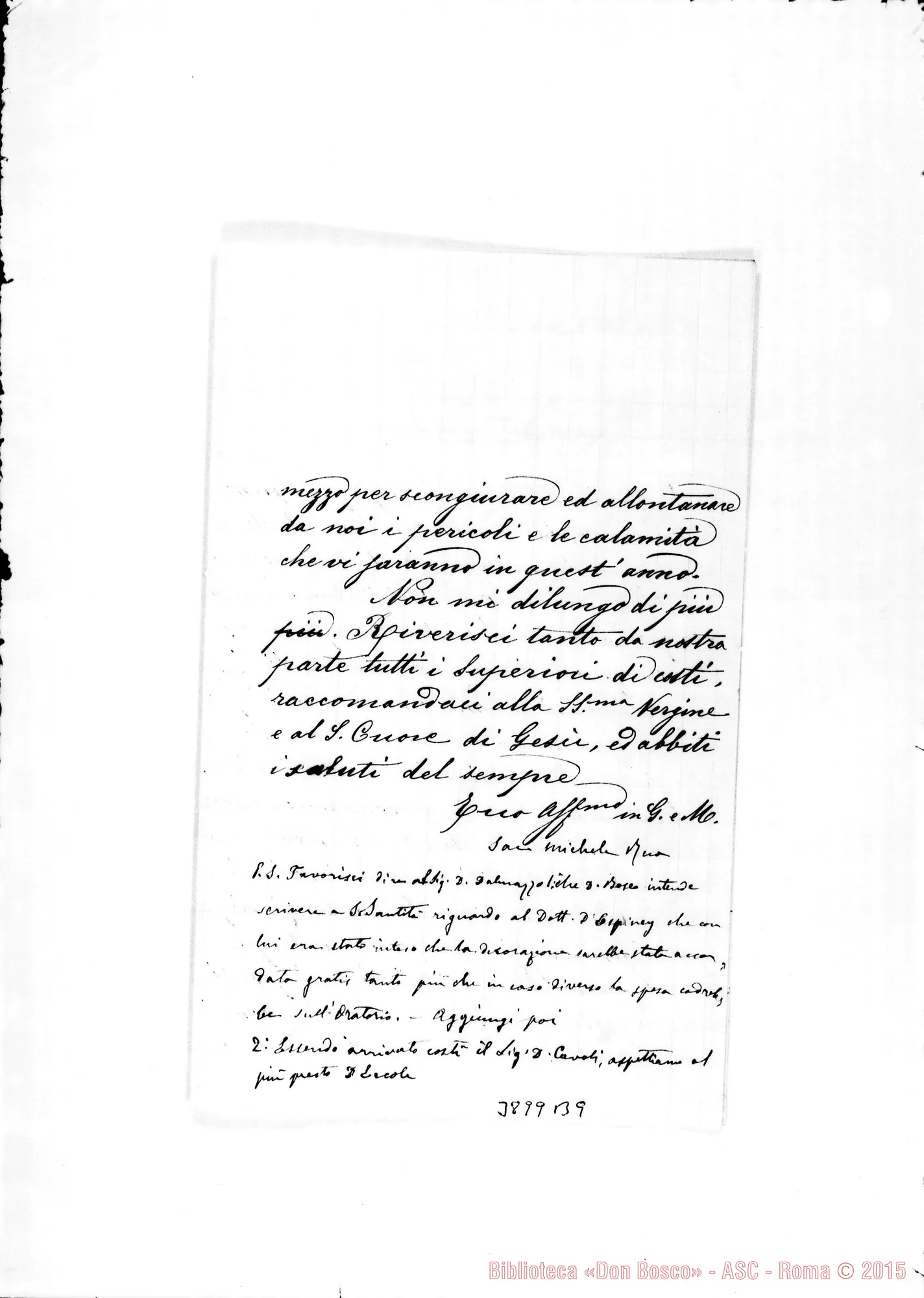 Fotogramma B 9 — Ferraris Giovanni, coad. SDB Torino, 8-01-1886