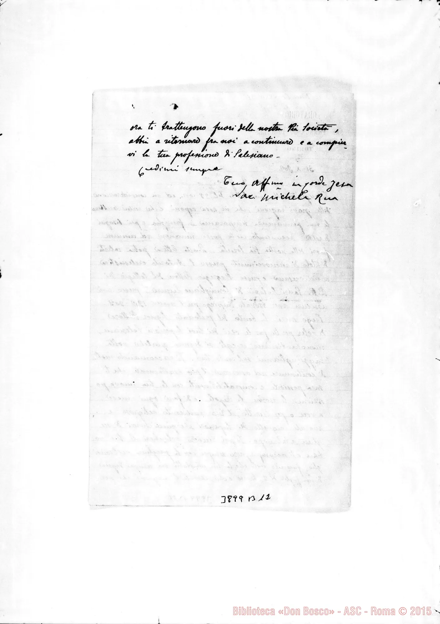 Fotogramma B 12 — Ferro, sac. SDB Torino, 31-10-1902