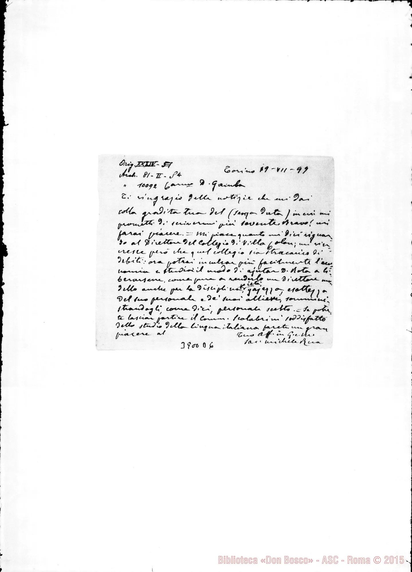 Fotogramma D 6 — « « Torino, 19-07-1899
