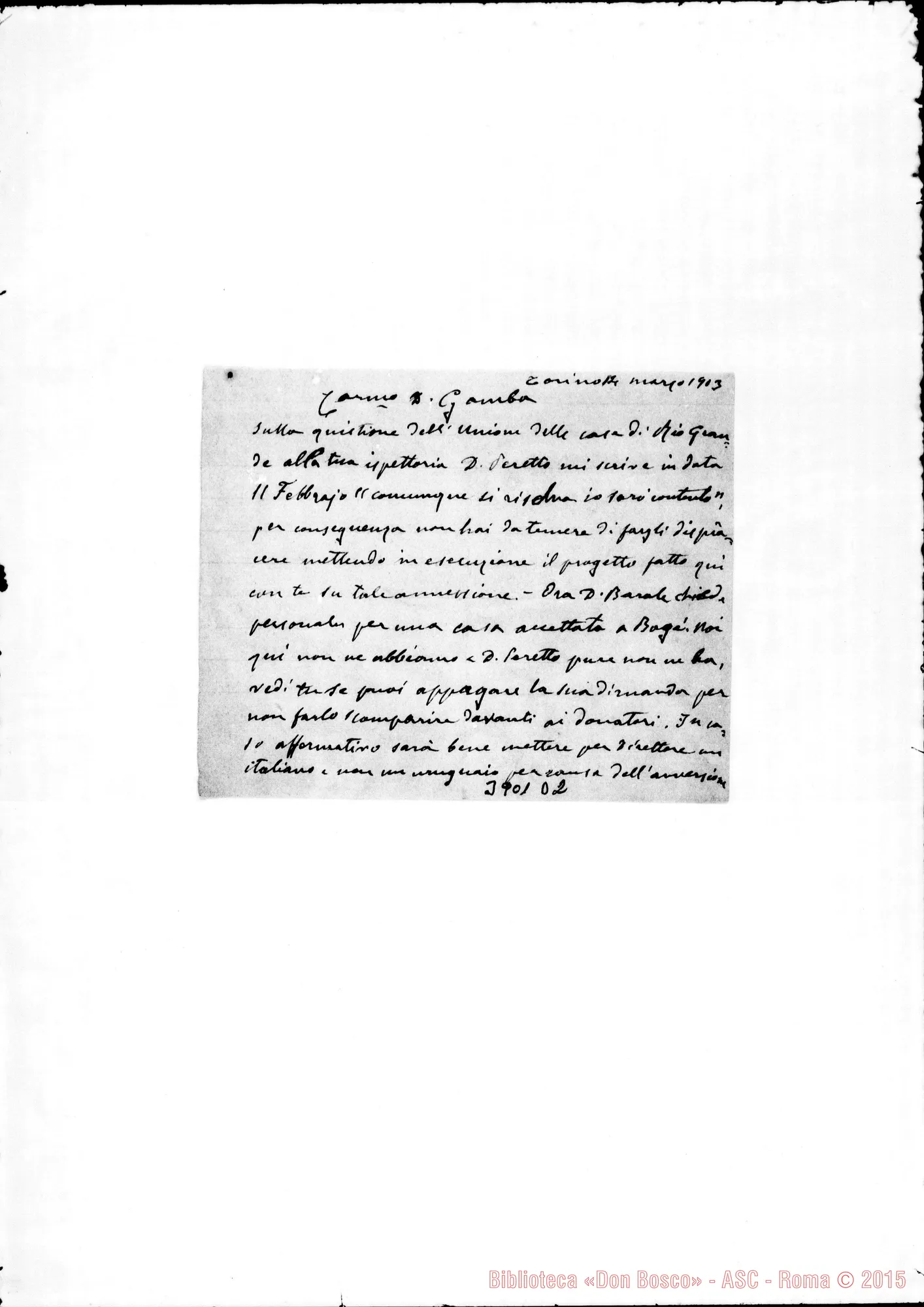 Fotogramma D 2 — « « Torino, 4-03-1903