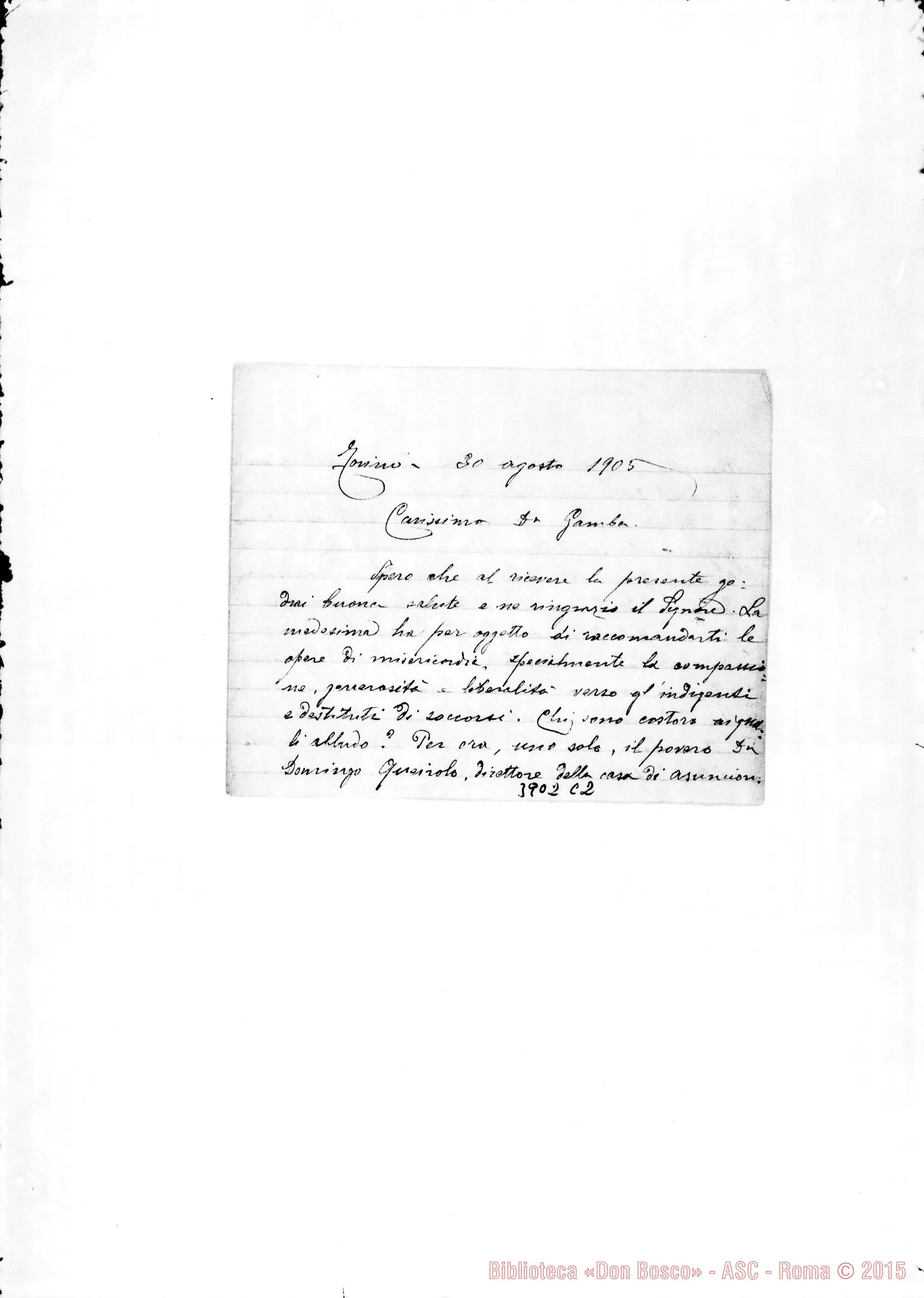 Fotogramma C 2 — « ' Torino, 30-08-1905