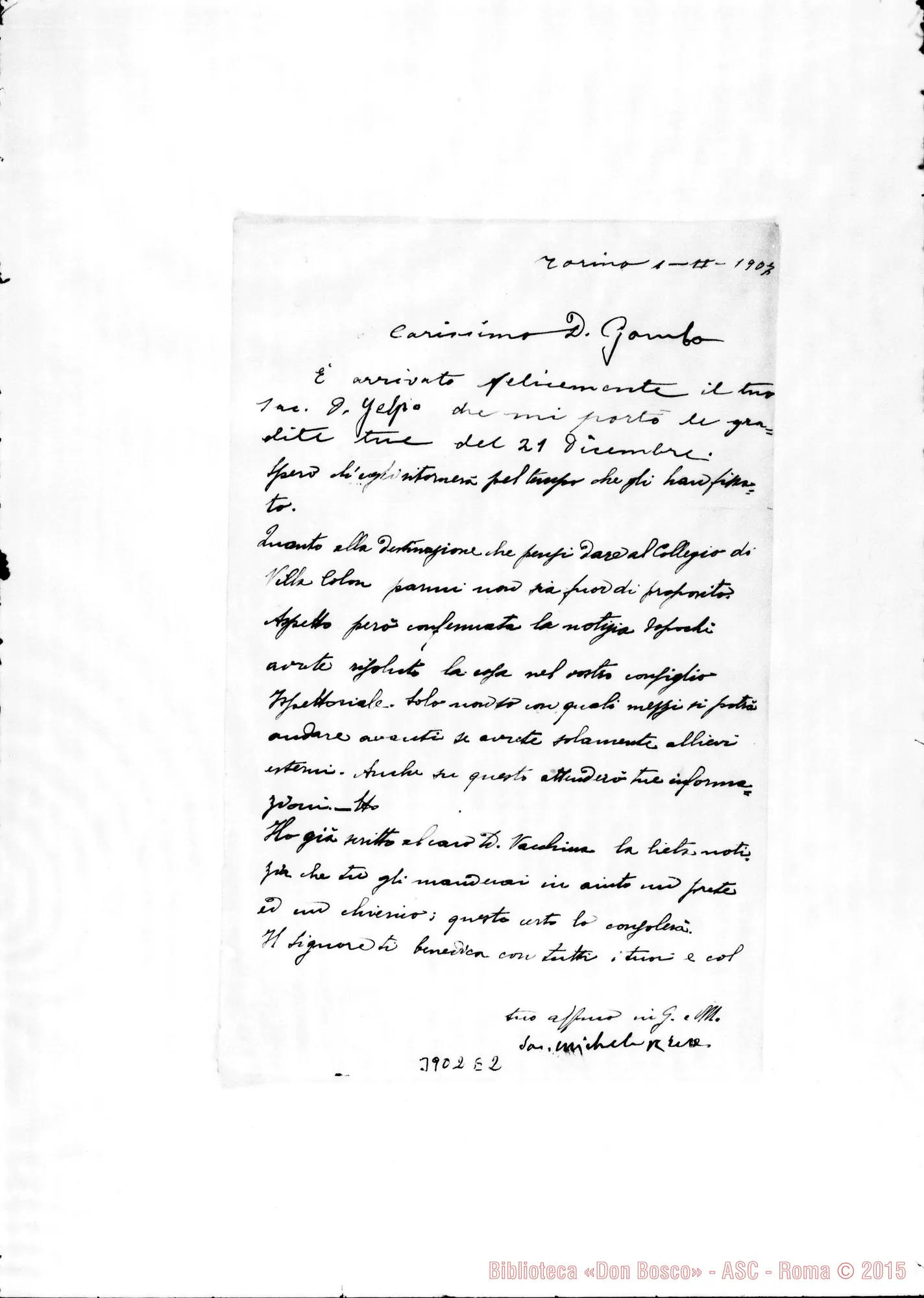 Fotogramma E 2 — « « Torino, 1-02-1907
