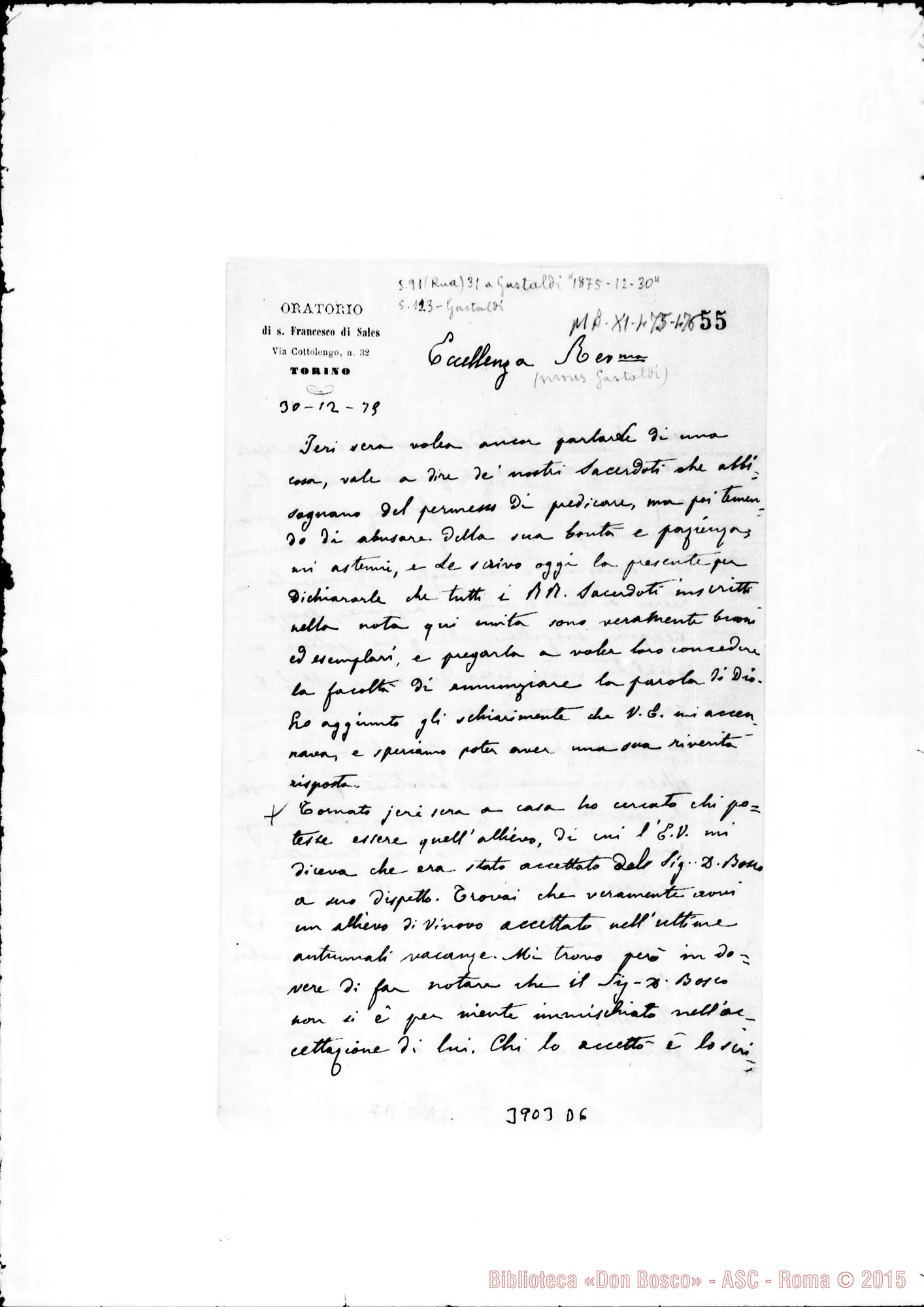 Fotogramma D 6 — « « Torino, 30-12-1875